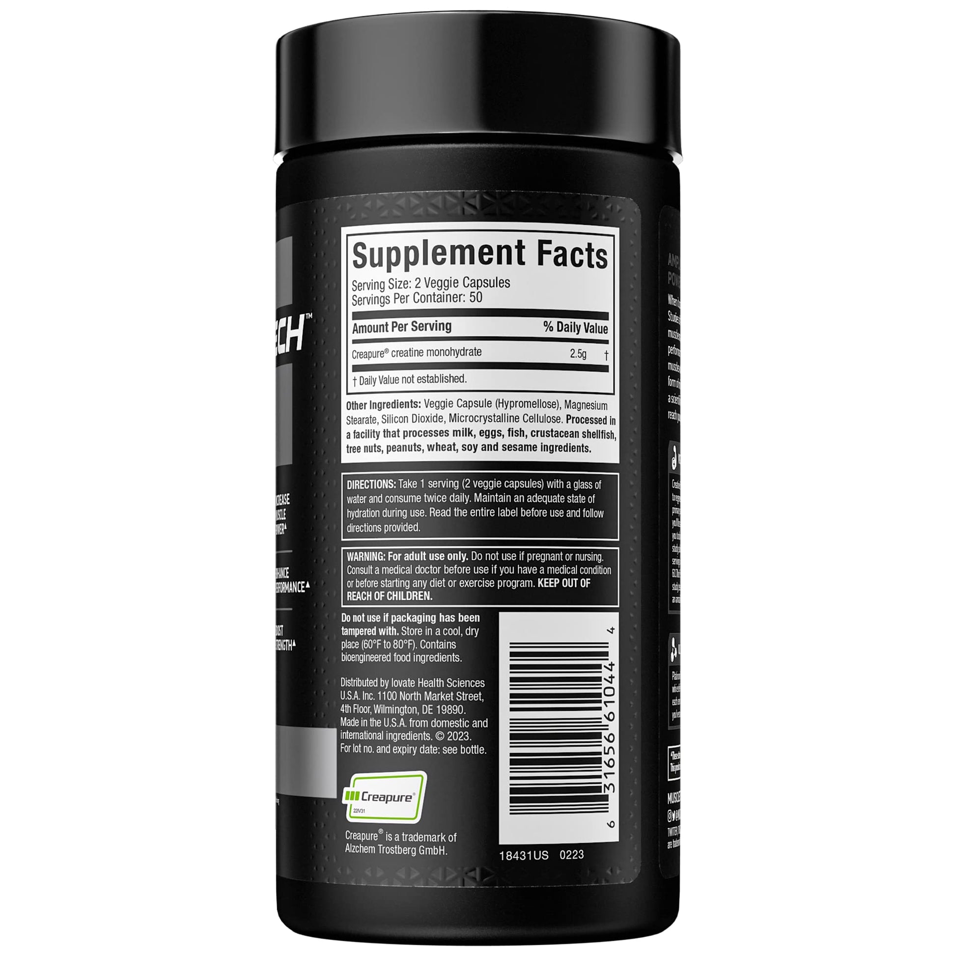 MuscleTech Platinum 100% Creatine Pills | Creatine Monohydrate Pill| | Muscle Recovery MuscleTech