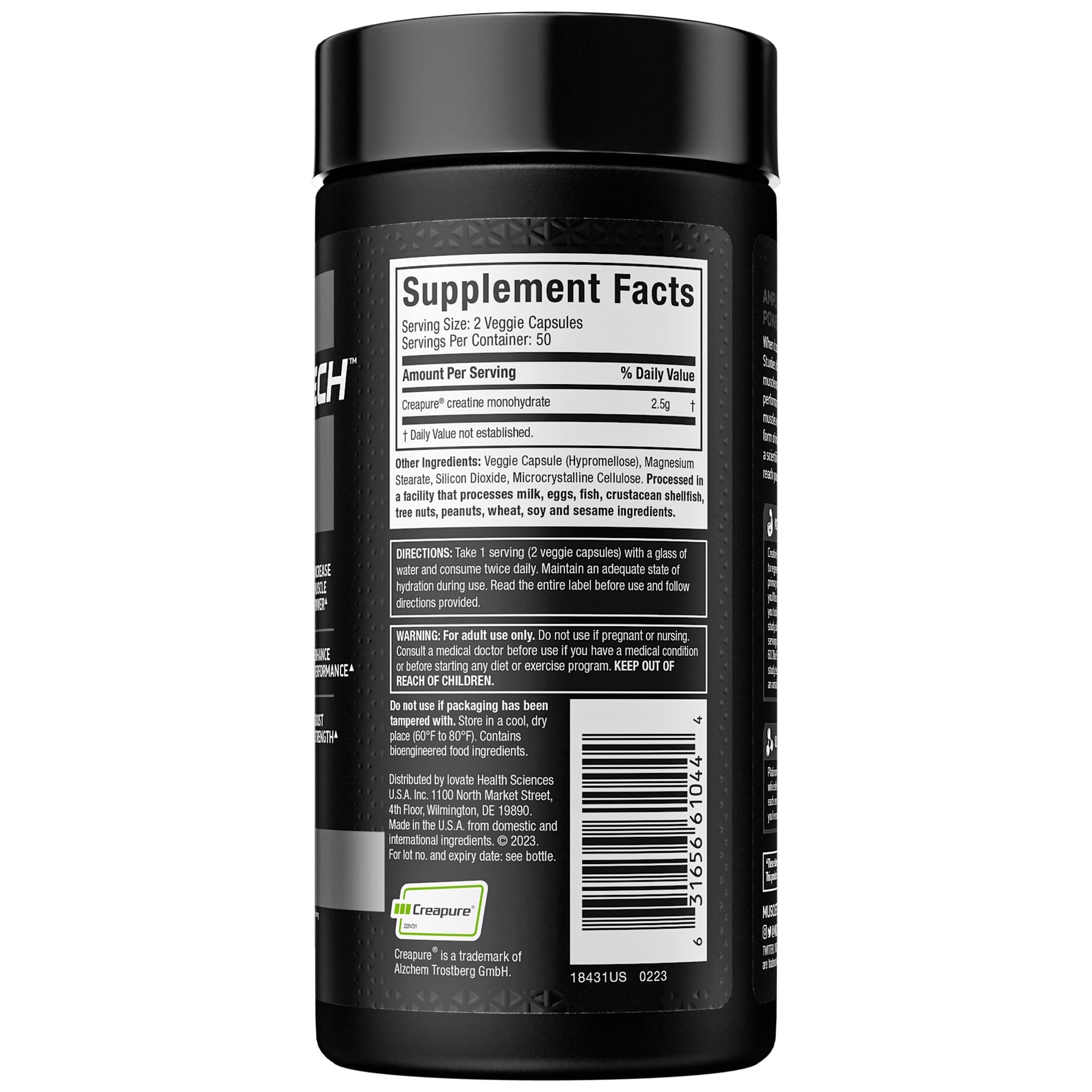 MuscleTech Platinum 100% Creatine Pills | Creatine Monohydrate Pill| | Muscle Recovery MuscleTech