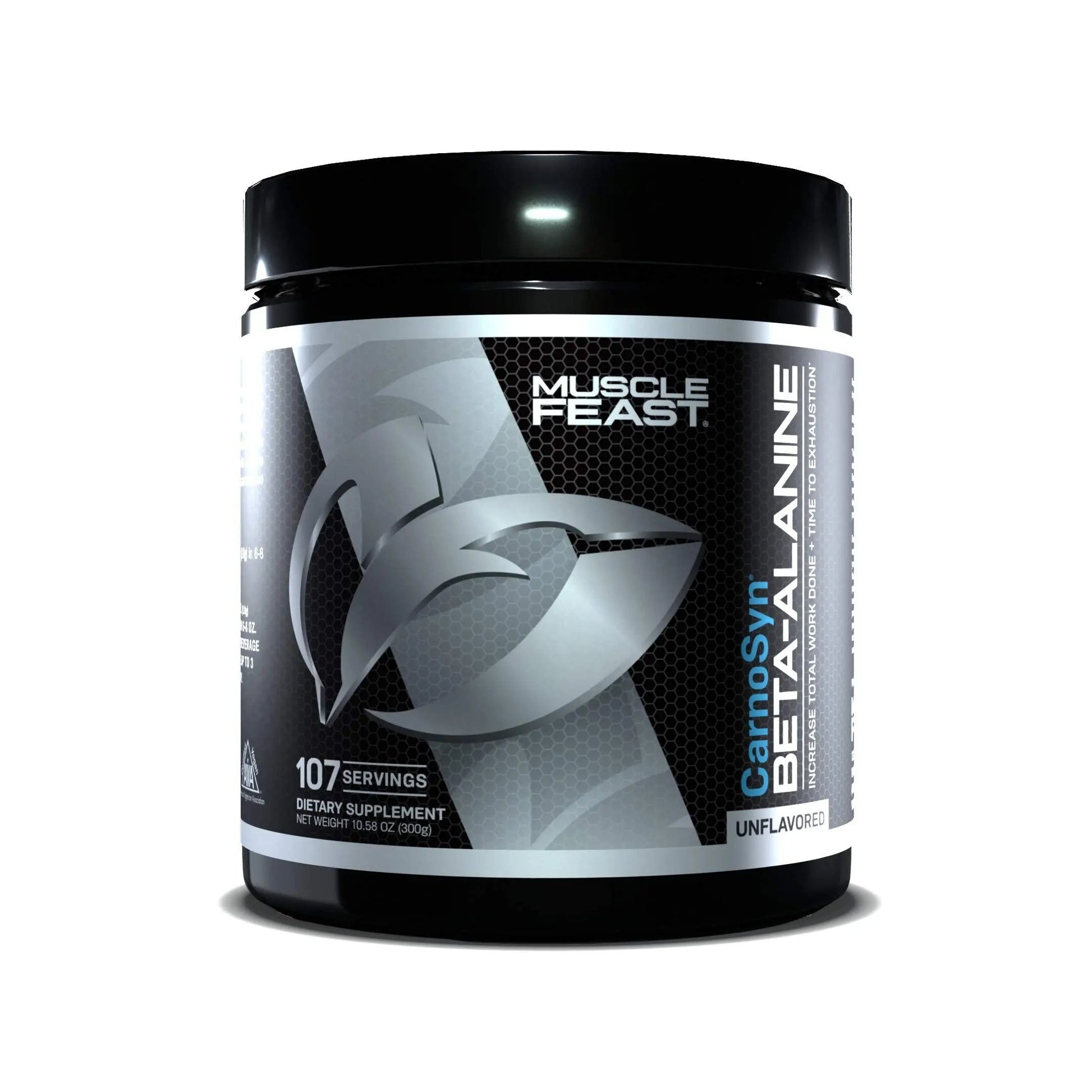 Muscle Feast Beta Alanine Powder, Pure CarnoSyn, Unflavored, Keto, Increase Athletic
