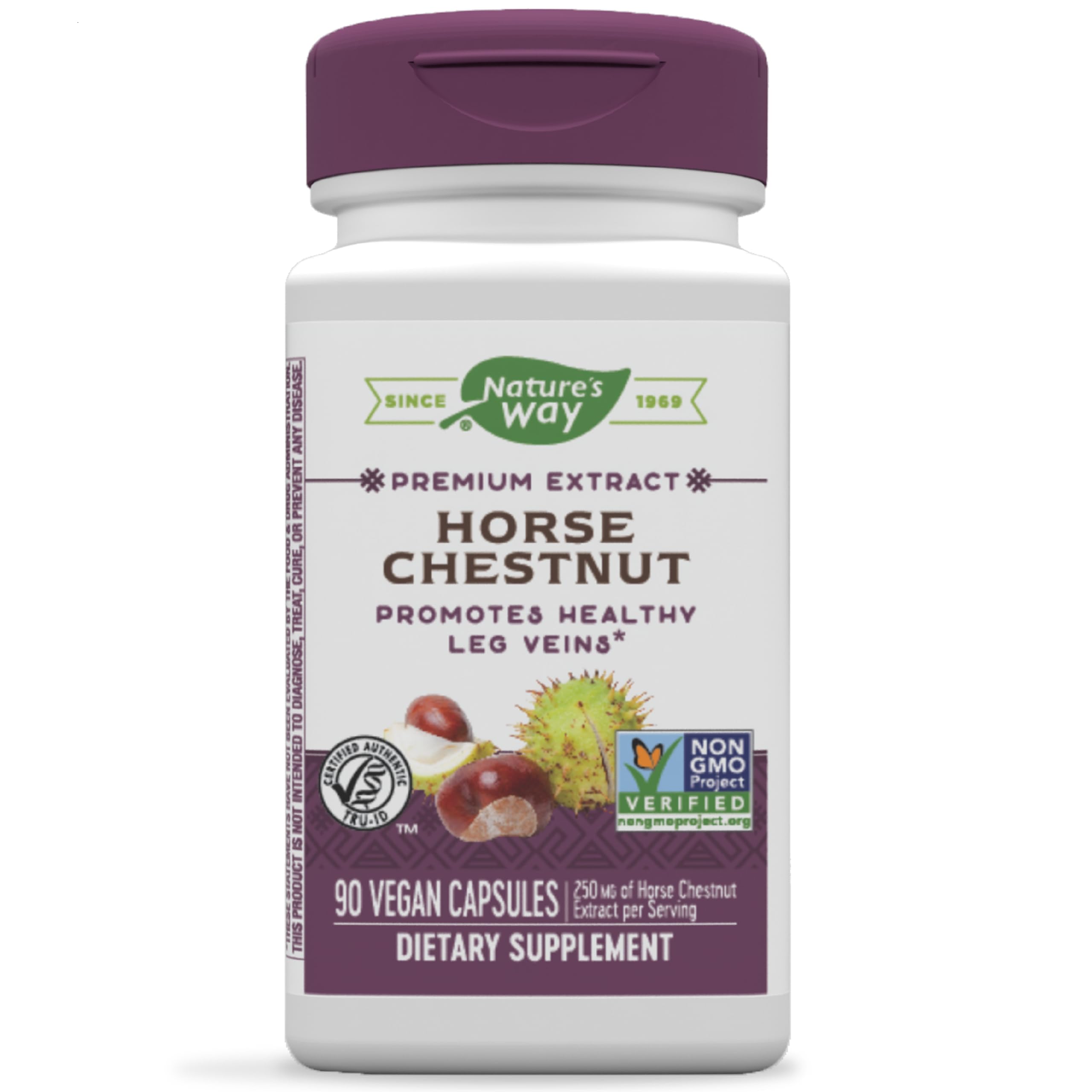 Nature's Way Standardized Horse Chestnut, Premium Extract for Healthy Veins and Blood 