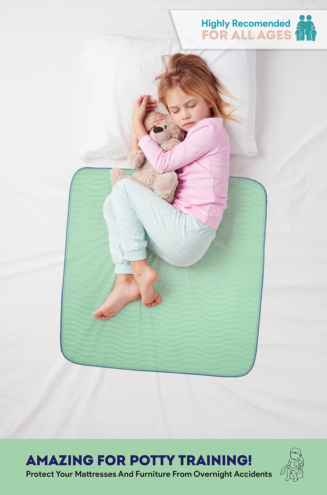 IMPROVIA® Washable Underpads 34" x 36" (Pack of 10) Heavy Absorbenc IMPROVIA