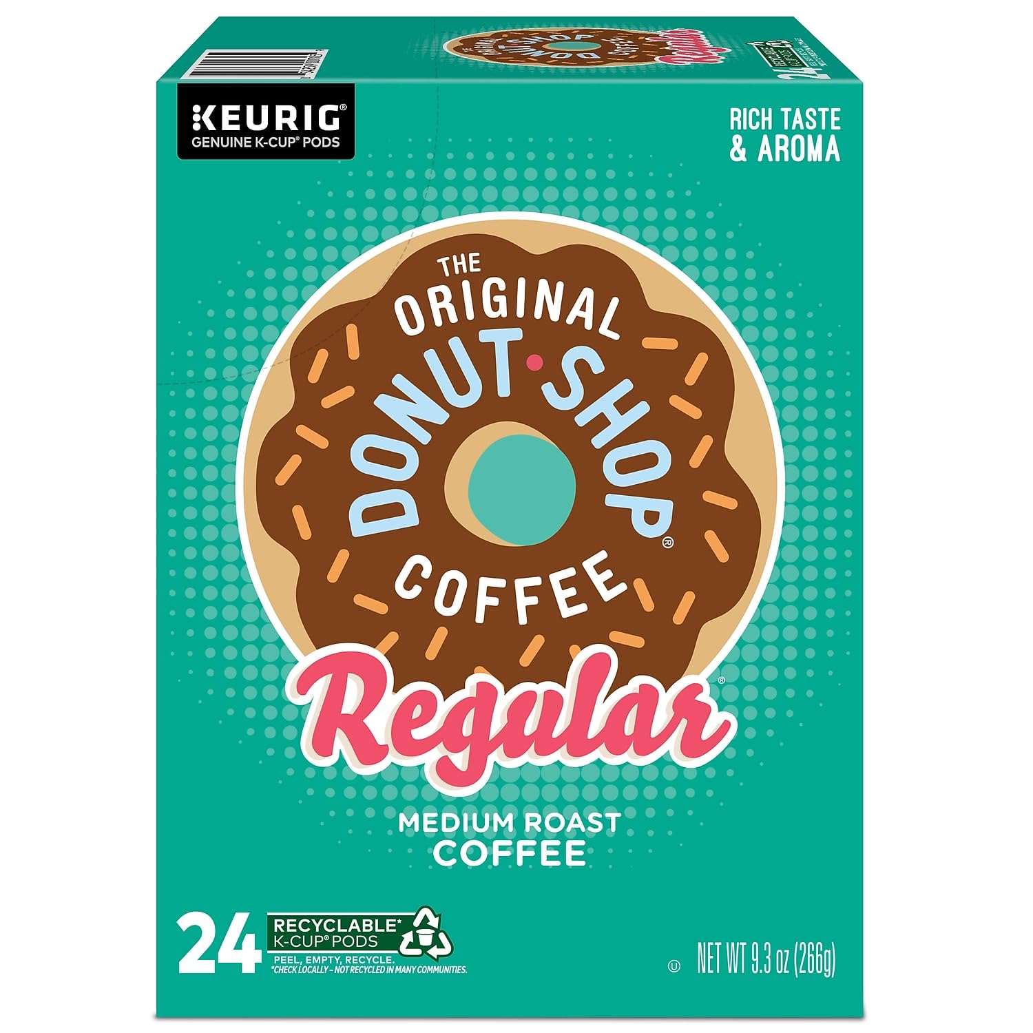 The Original Donut Shop Regular Keurig Single-Serve K-Cup Pods, Medium Roast Coffee The Original Donut Shop