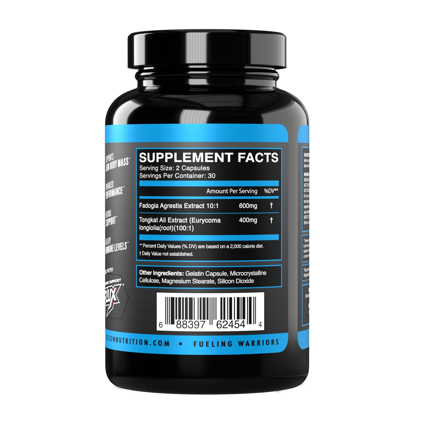 eFlow Nutrition Fadogia Agrestic + Tongkat Ali - [2-in-1] Natural Performance Supplement eFlow Nutrition