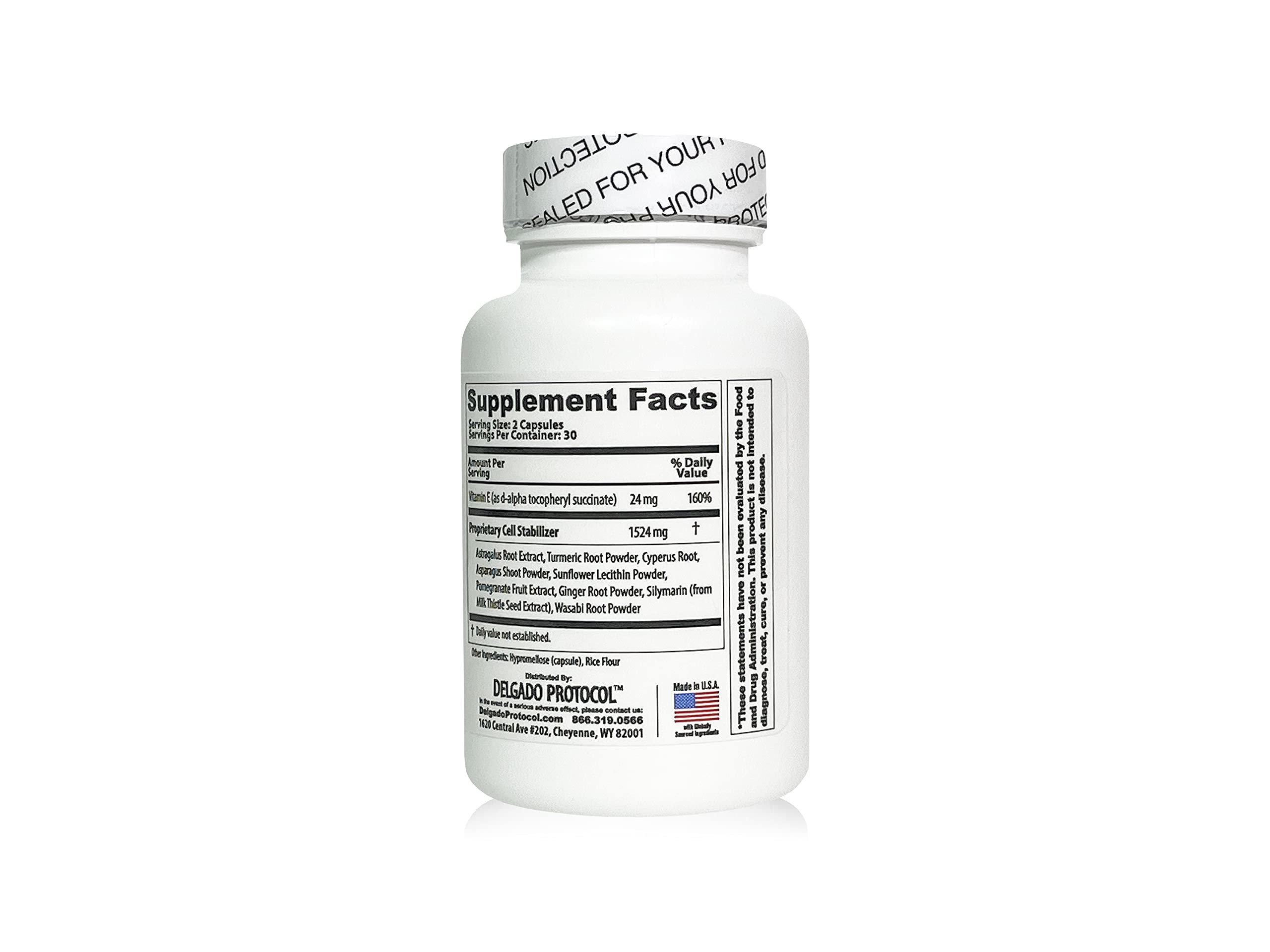 Liv D-Tox - 60 Capsules - Liver Detox and Cleanse Support Health Supplement, with Turmeric The Delgado Protocol for Health