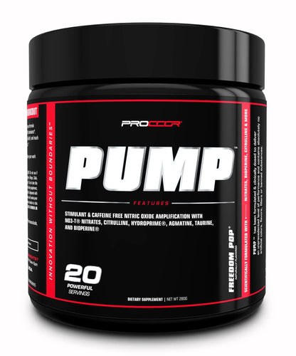 PROCCOR Pump - Stim Free, Fully Clinically Dosed, Scientifically Formulated Performance