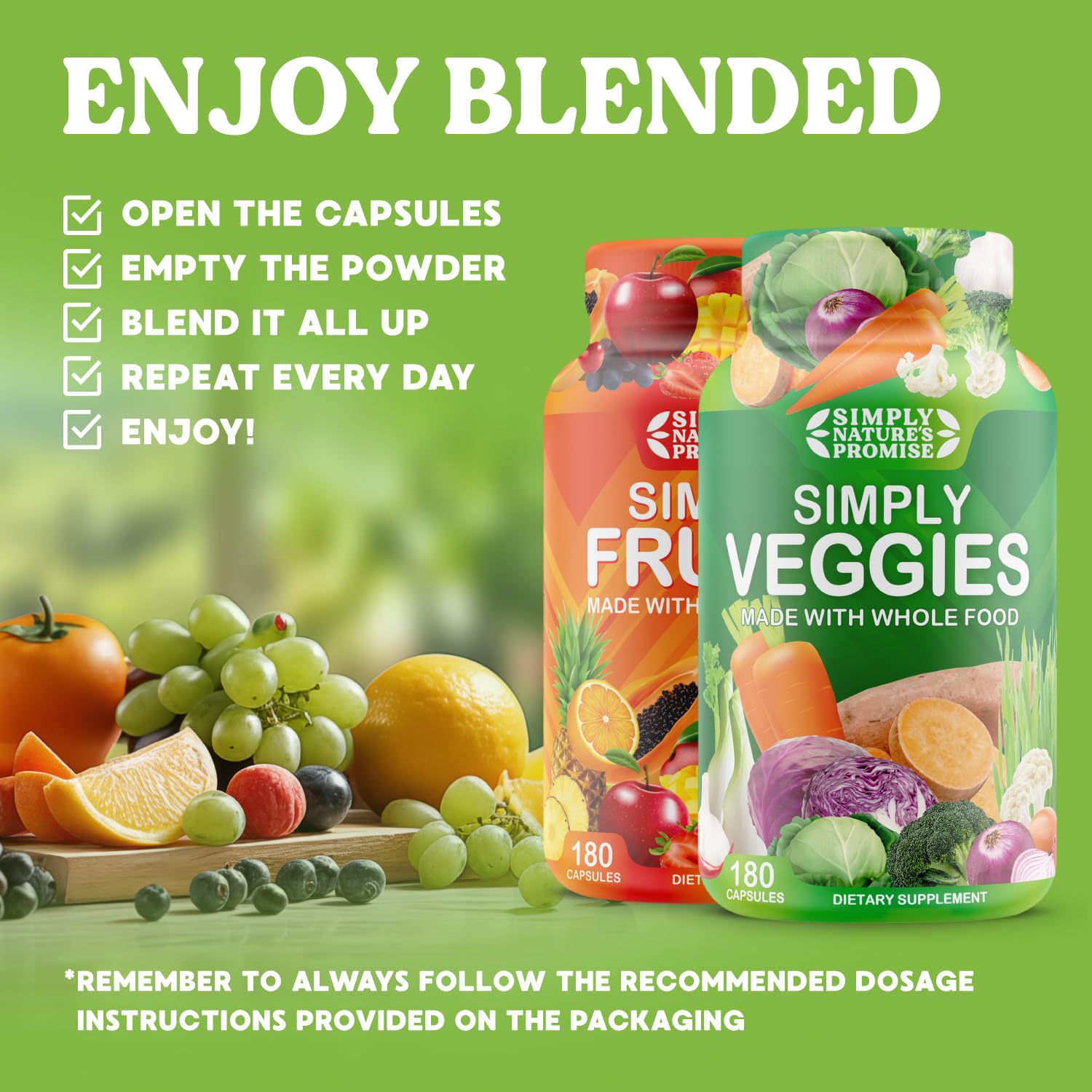 Simply Nature's Promise - Packed with Over 40 Different Fruits & Vegetables Simply Nature's Promise