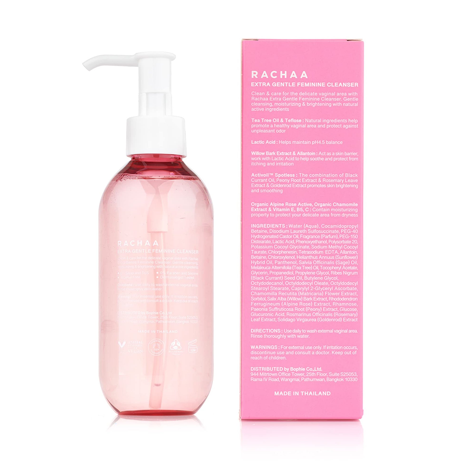 RACHAA Feminine Wash for Women, Lightening and Moisturizing, pH Balance Intimate Wash RACHAA