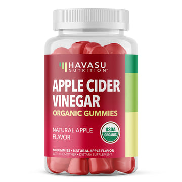 Organic Apple Cider Vinegar Gummies Detox | The Mother Enzyme | ACV Gummy 