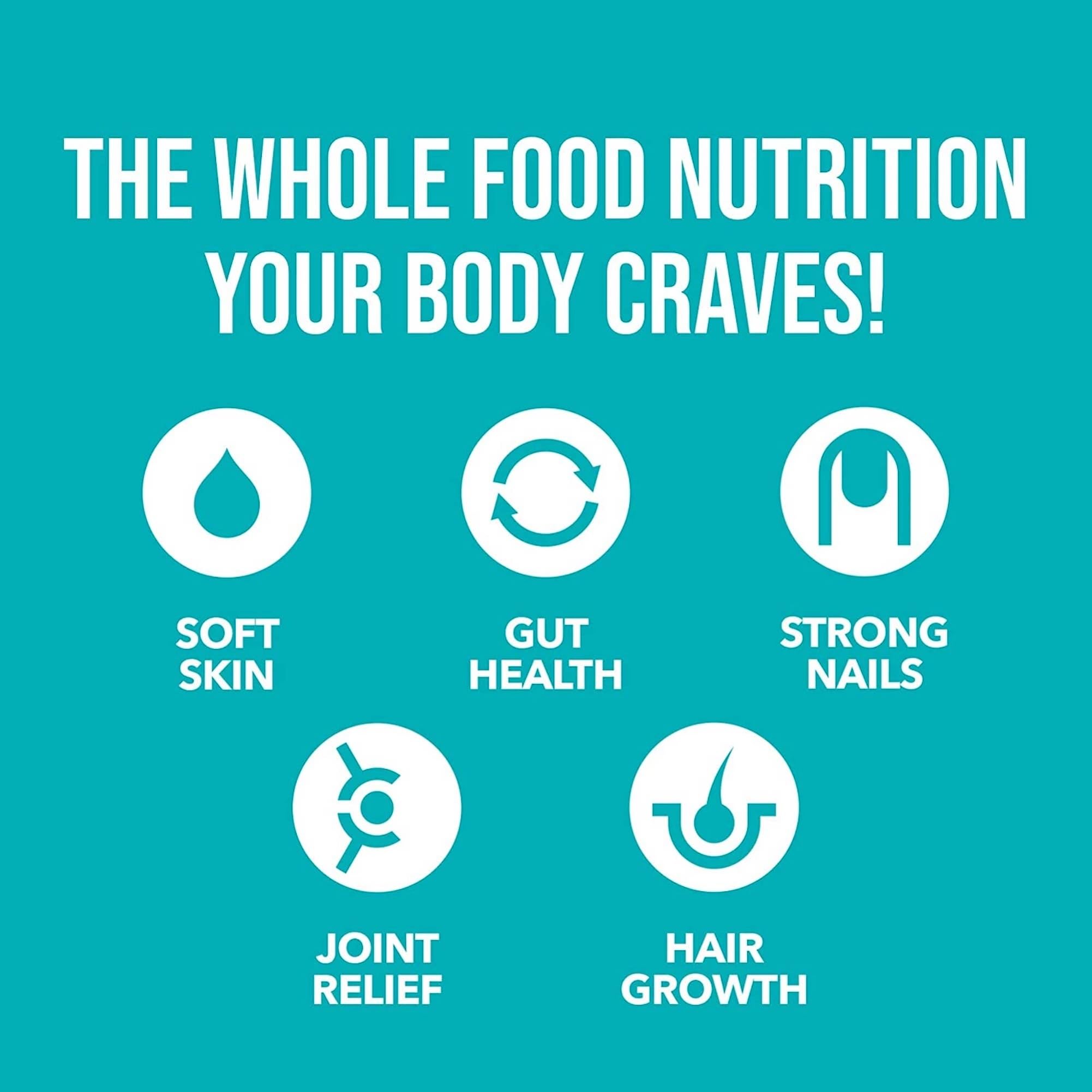 NaturesPlus Collagen Peptides Powder - Premium Hydrolysed Collagen Supplement, 6 Major Types Nature's Plus