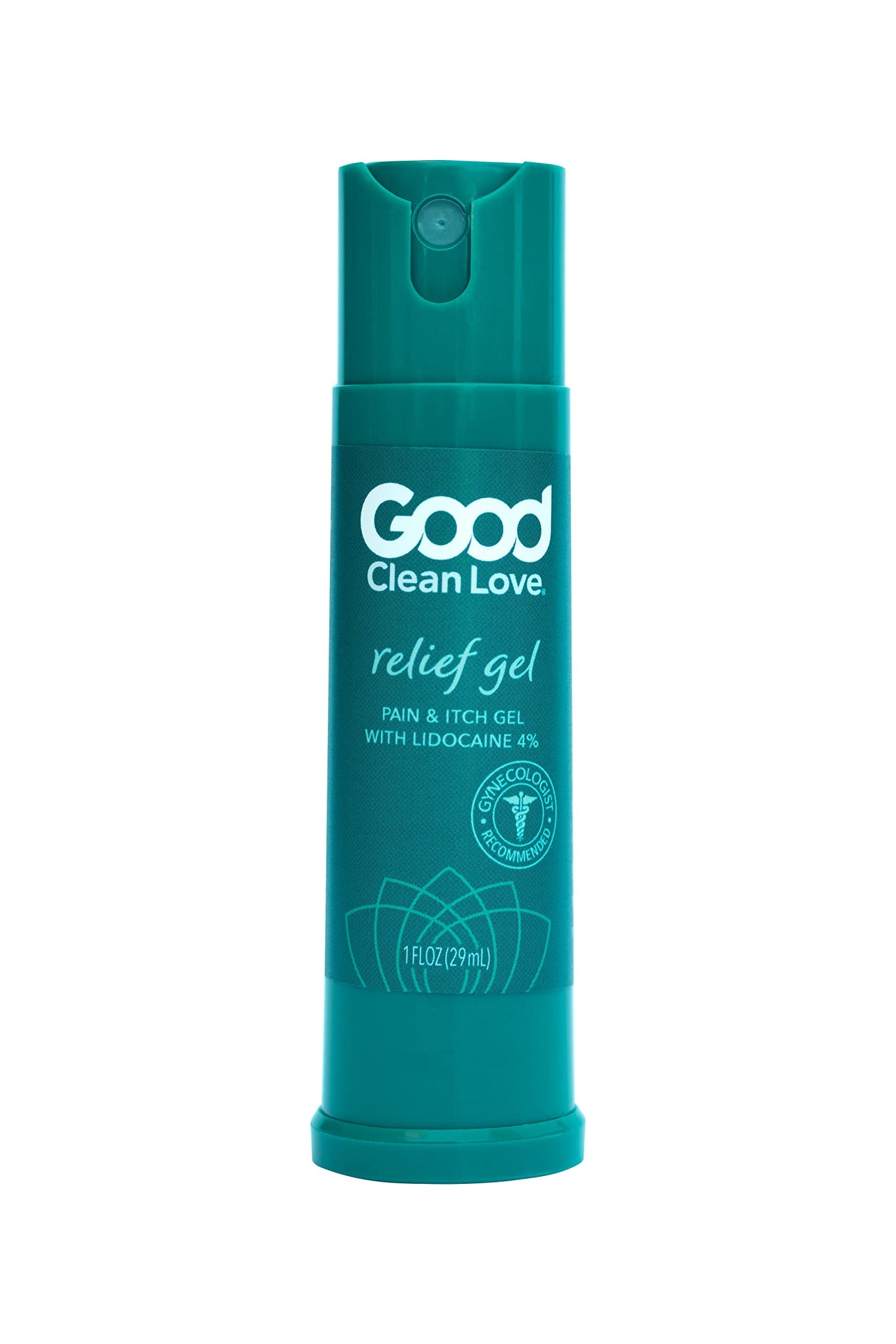 Good Clean Love Relief Gel Pain & Itch with Lidocaine 4%, Fast-Acting Relief from Pain, Itch, and Irritation