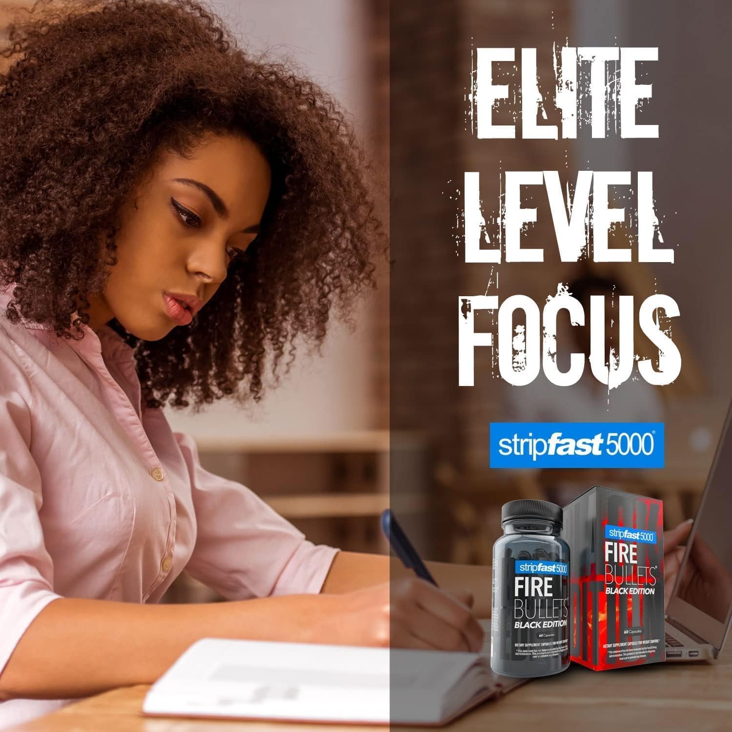 stripfast5000 Fire Bullets Max Strength Black Edition for Women and Men stripfast5000