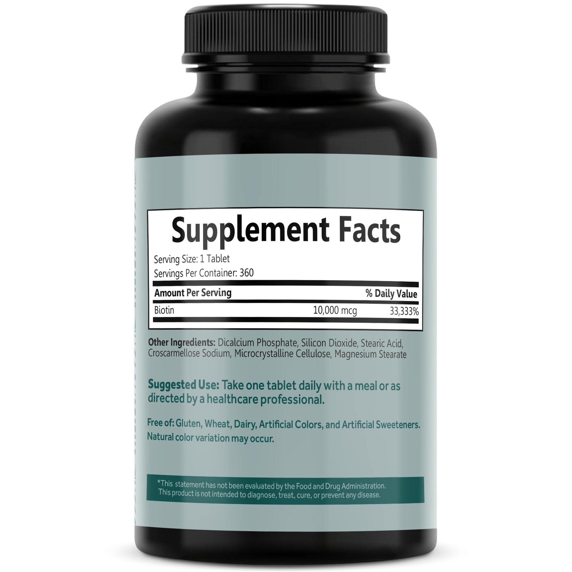 Bliss Serenity Biotin 10000mcg - Max Strength Biotin Supplement - Hair Skin and Nails Vitamins Bliss Serenity