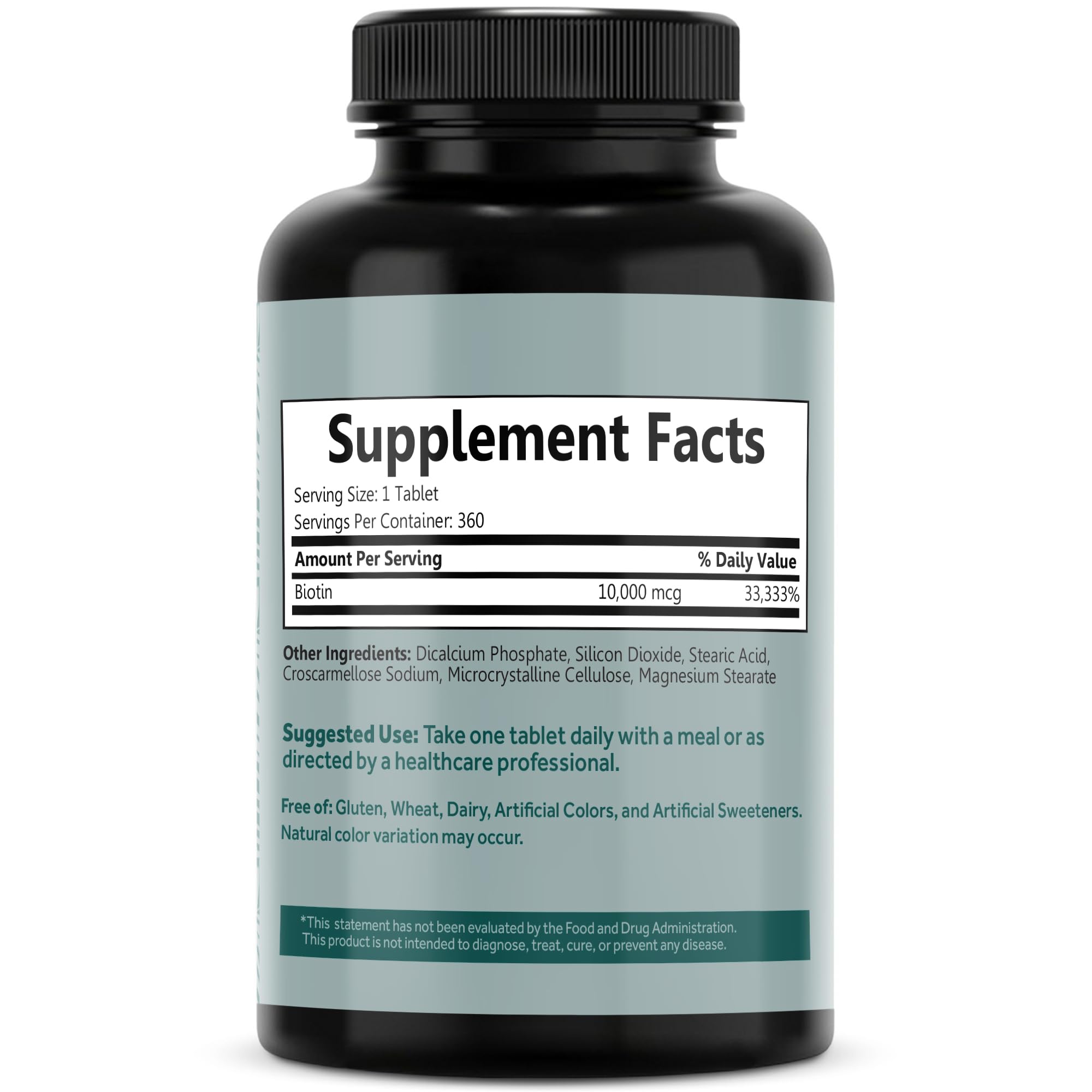 Bliss Serenity Biotin 10000mcg - Max Strength Biotin Supplement - Hair Skin and Nails Vitamins Bliss Serenity