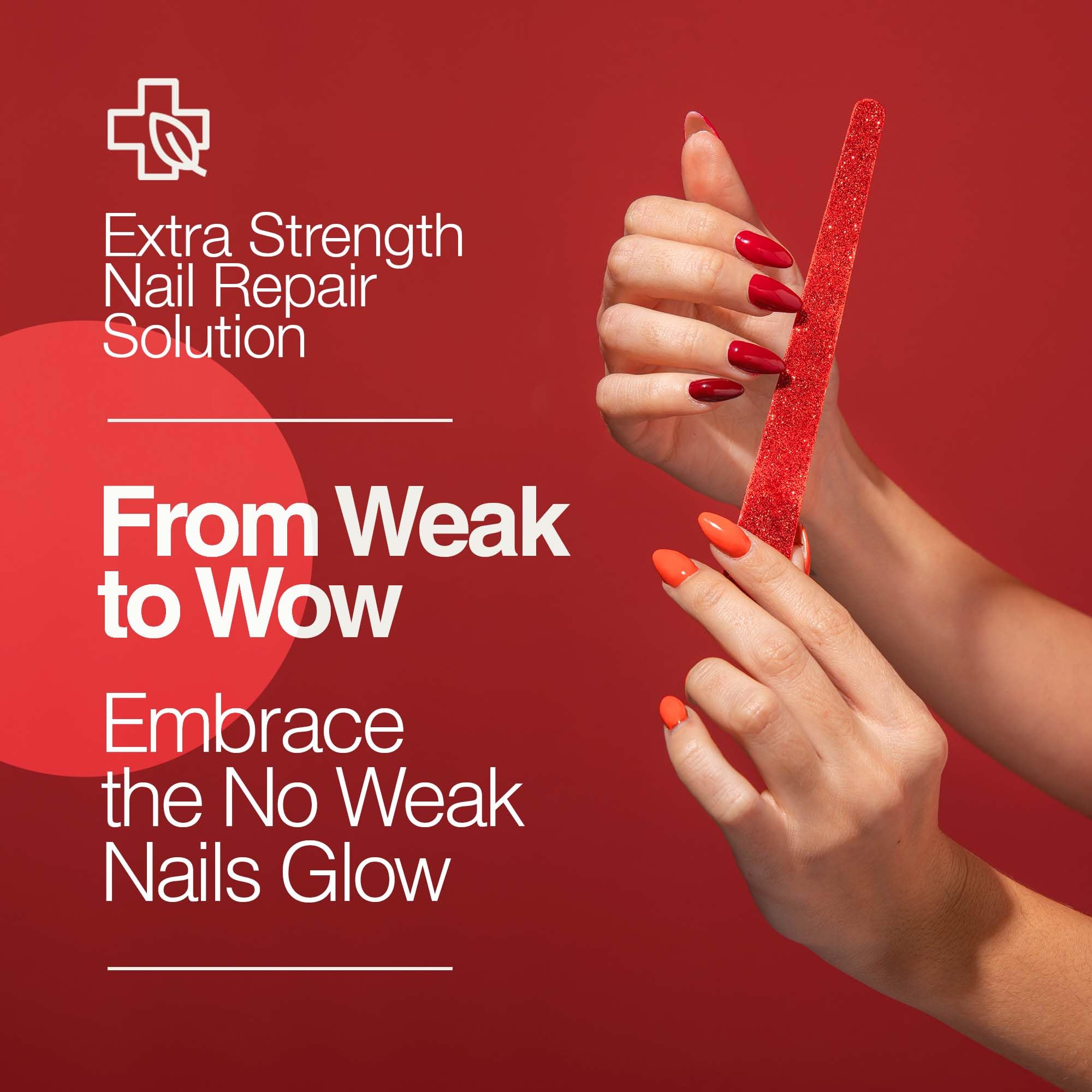 Nail Care Treatment | Weak and Damaged Nails Prevention, Extra Strength Nail Repair Solution, Healthy Nails Miers Laboratories