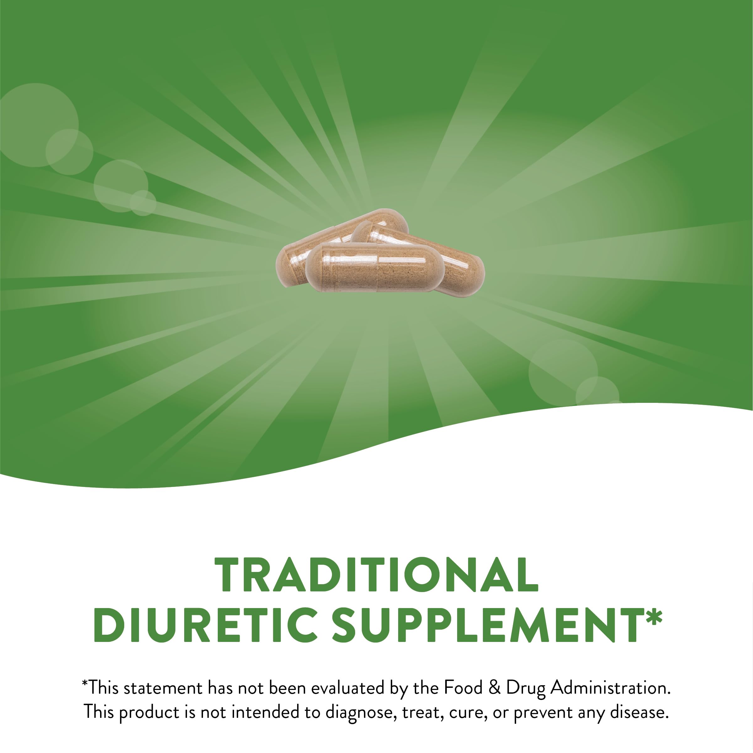 Nature's Way Dandelion Root Diuretic Herb* 525 mg per Capsule Non-GMO Nature's Way