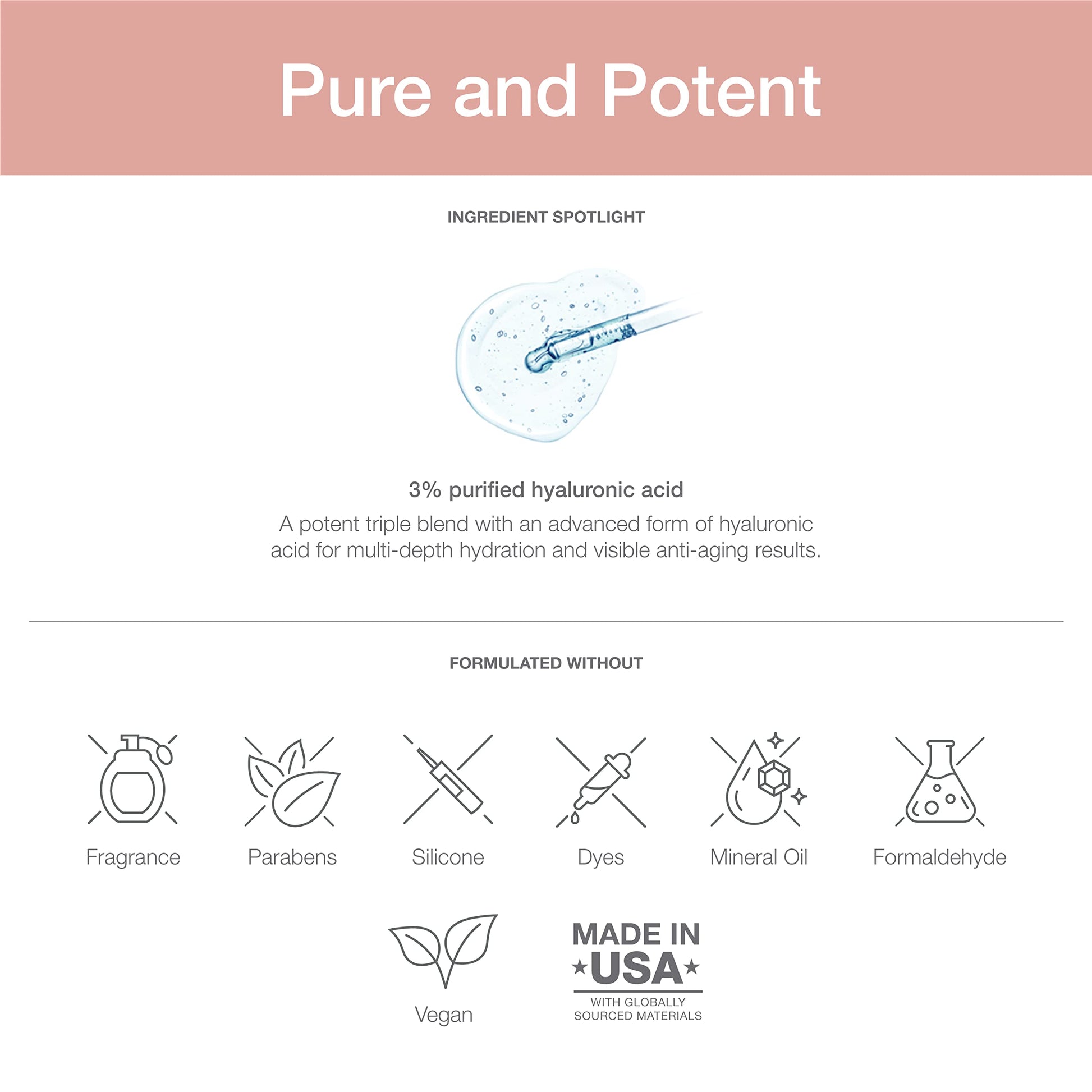 SeroVital Beauty TriHydrate Concentrate - 3% Hyaluronic Acid - 3 Forms - Anti Aging Serovital