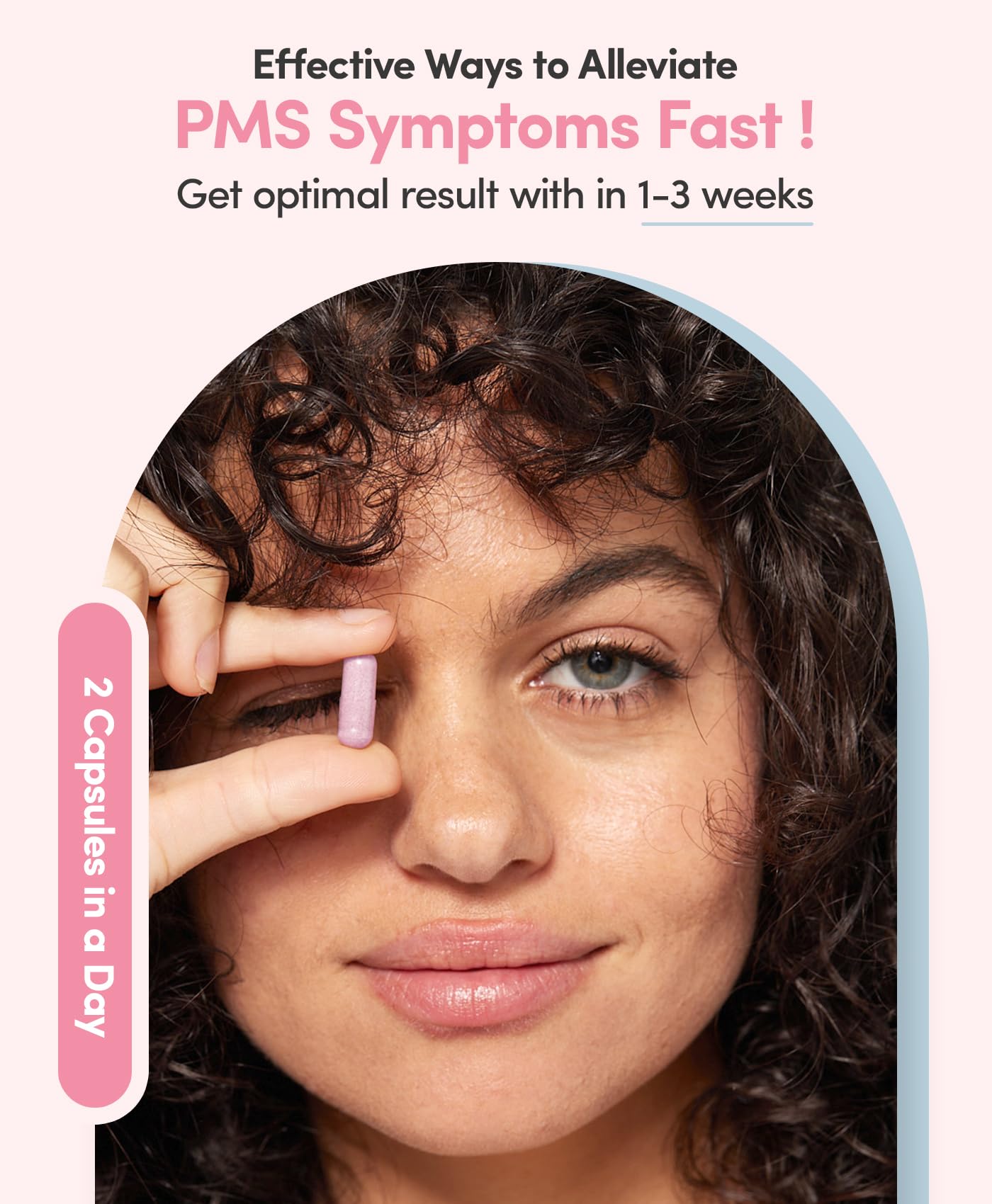 Ovira PMS Supplement for Women | Vitex Berry Extract for Period Cramps, Mood Support and Breast Tenderness Ovira