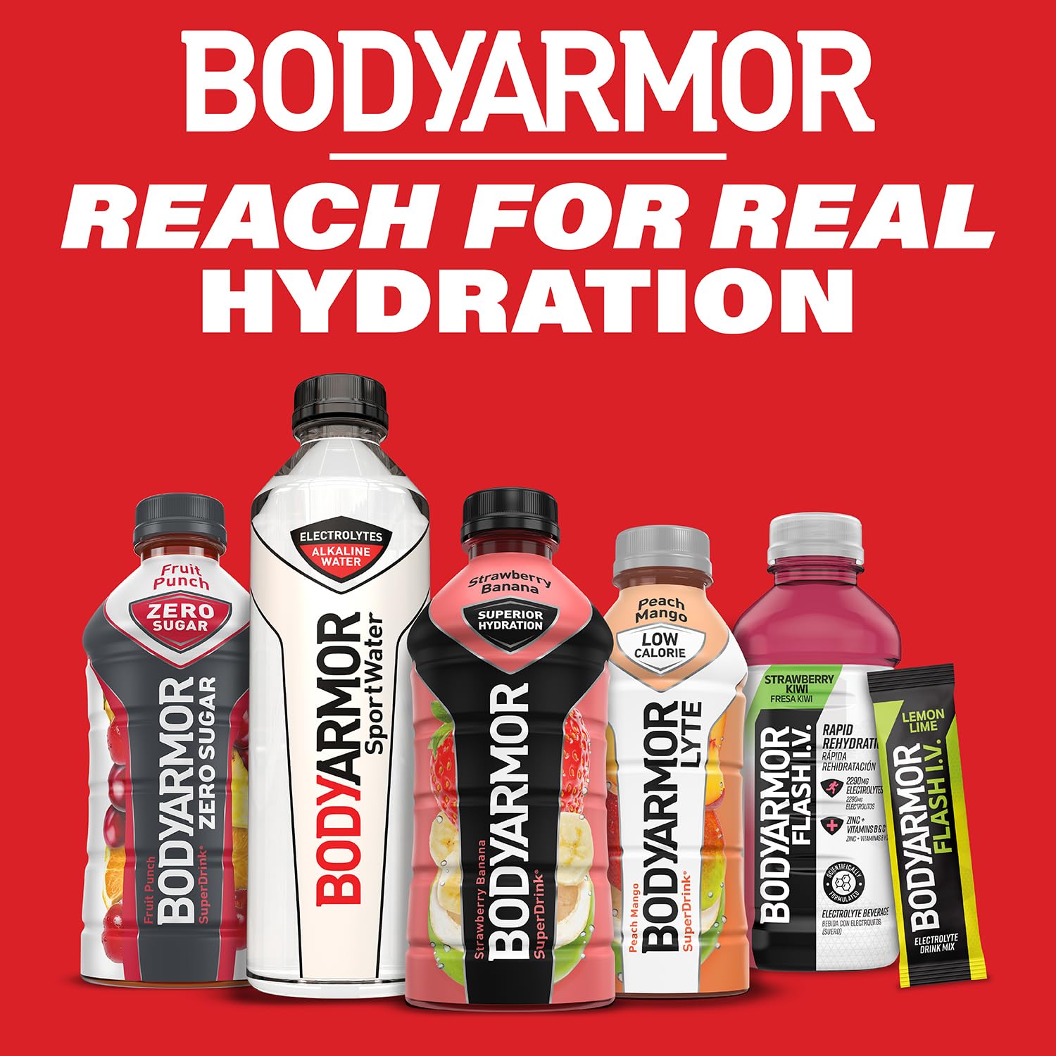 BODYARMOR LYTE Sports Drink Low-Calorie Sports Beverage, Peach Mango, Coconut BODYARMOR