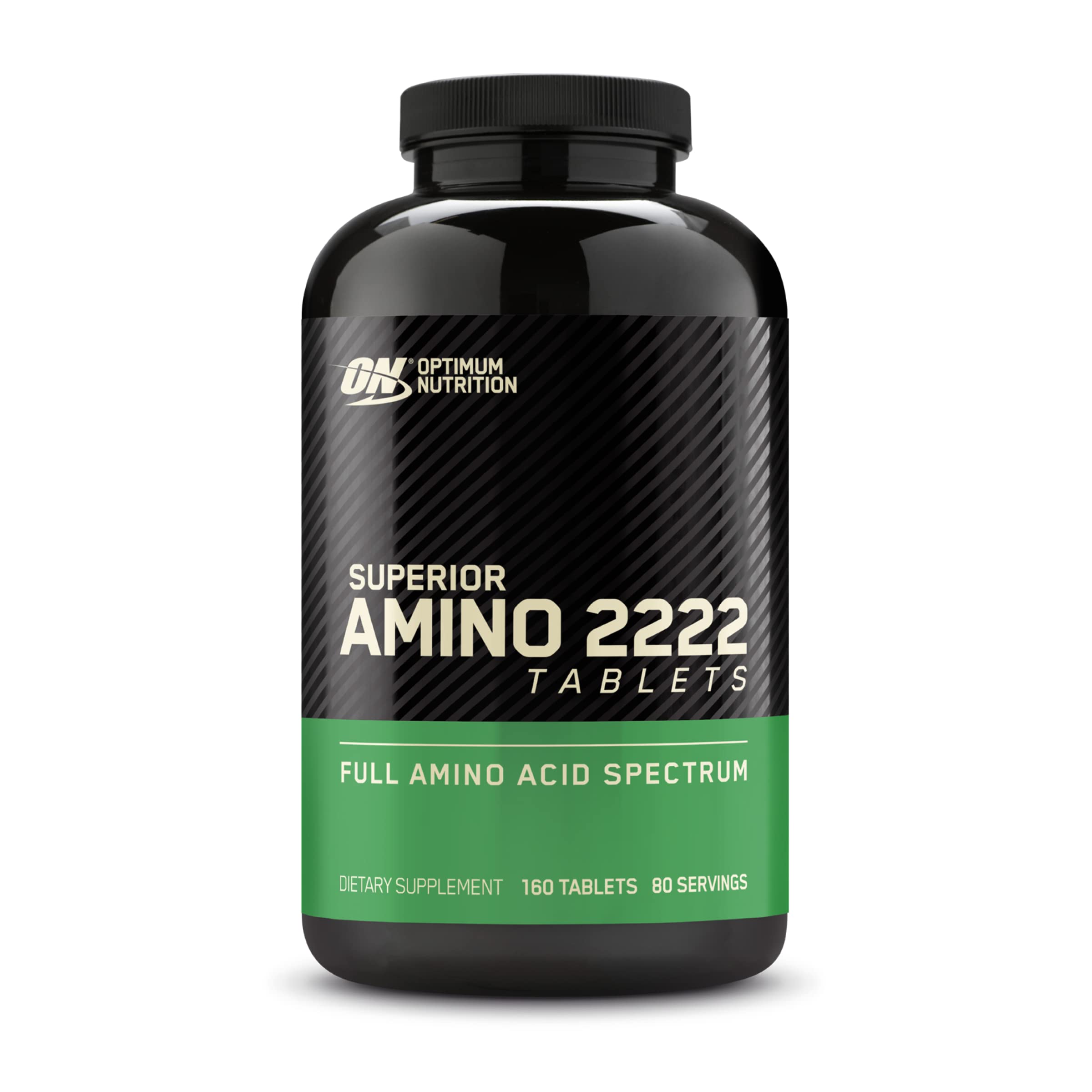 Optimum Nutrition Superior Amino 2222 Tablets, Complete Essential Amino Acids, EAAs