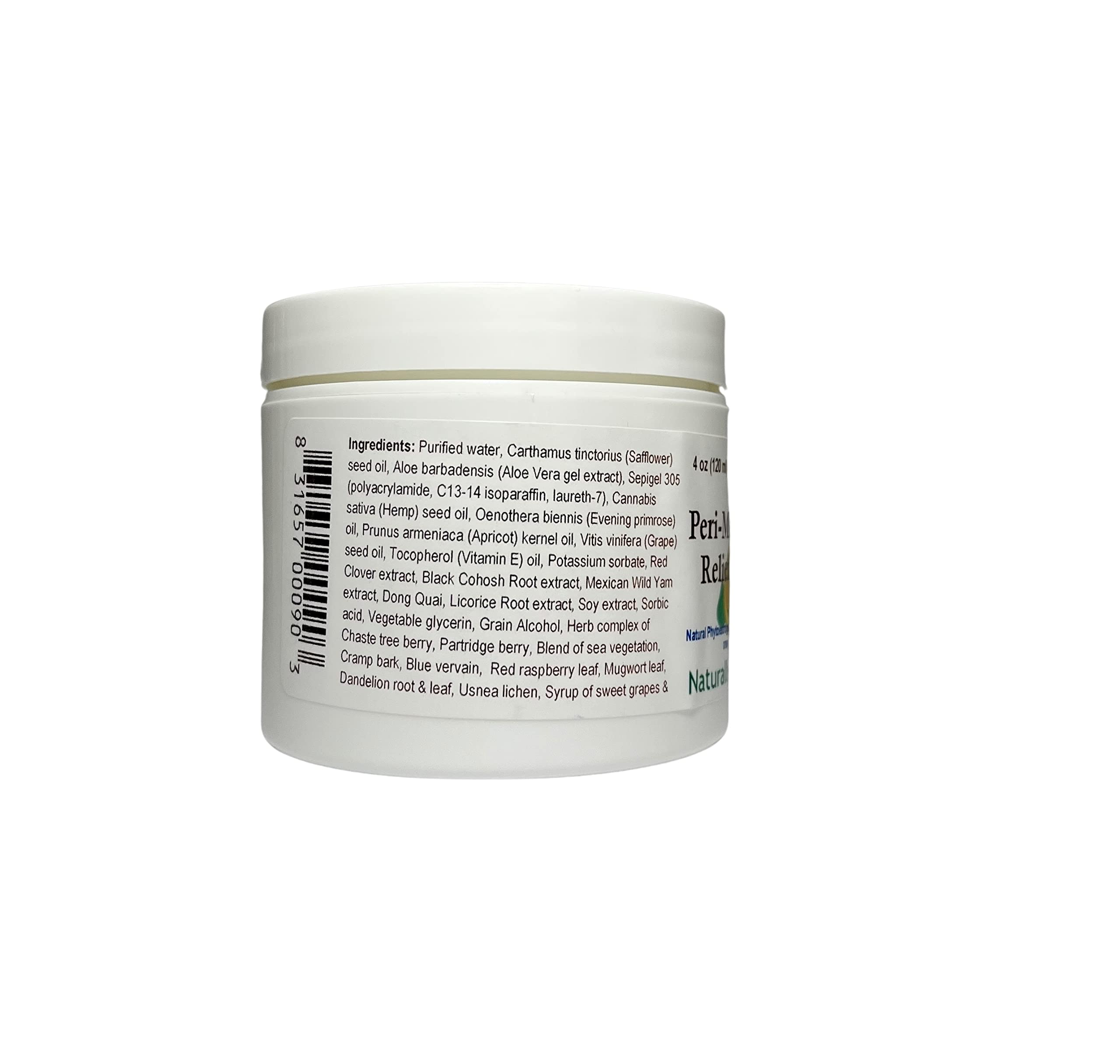 Peri-Menopause Cream 4 oz. Jar Naturally Complete