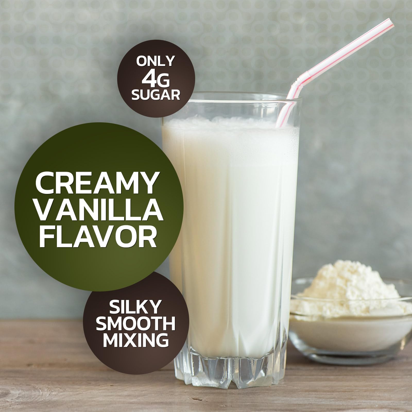 Nature's Protein Powder, 100% Whey Protein Powder Isolate, Immune Support, BCAAs Nature's Peak