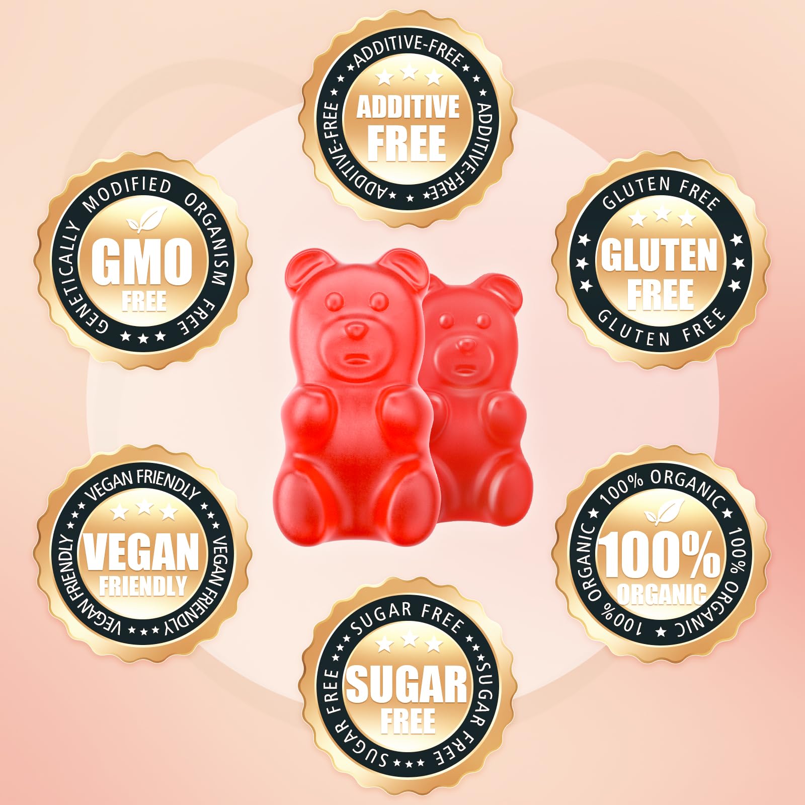softbear Berberine with Ceylon Cinnamon Gummies-99% Purity Berberine HCL Supplements softbear