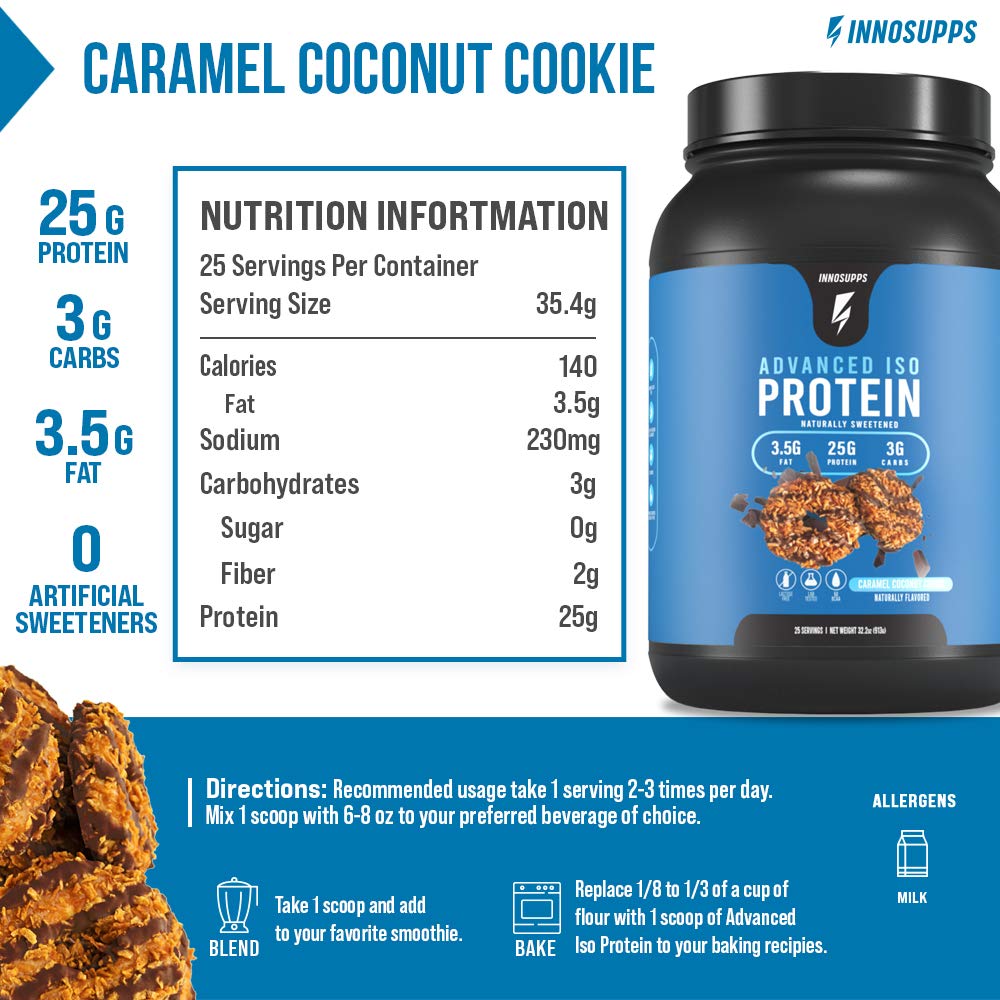 InnoSupps Advanced Iso Protein | 100% Whey Isolate Protein Powder | No Artificial InnoSupps