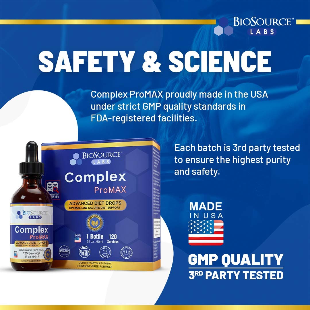 BioSource Labs Complex ProMAX Premium Diet Drops (1 x 2 oz Bottle) BioSource Labs