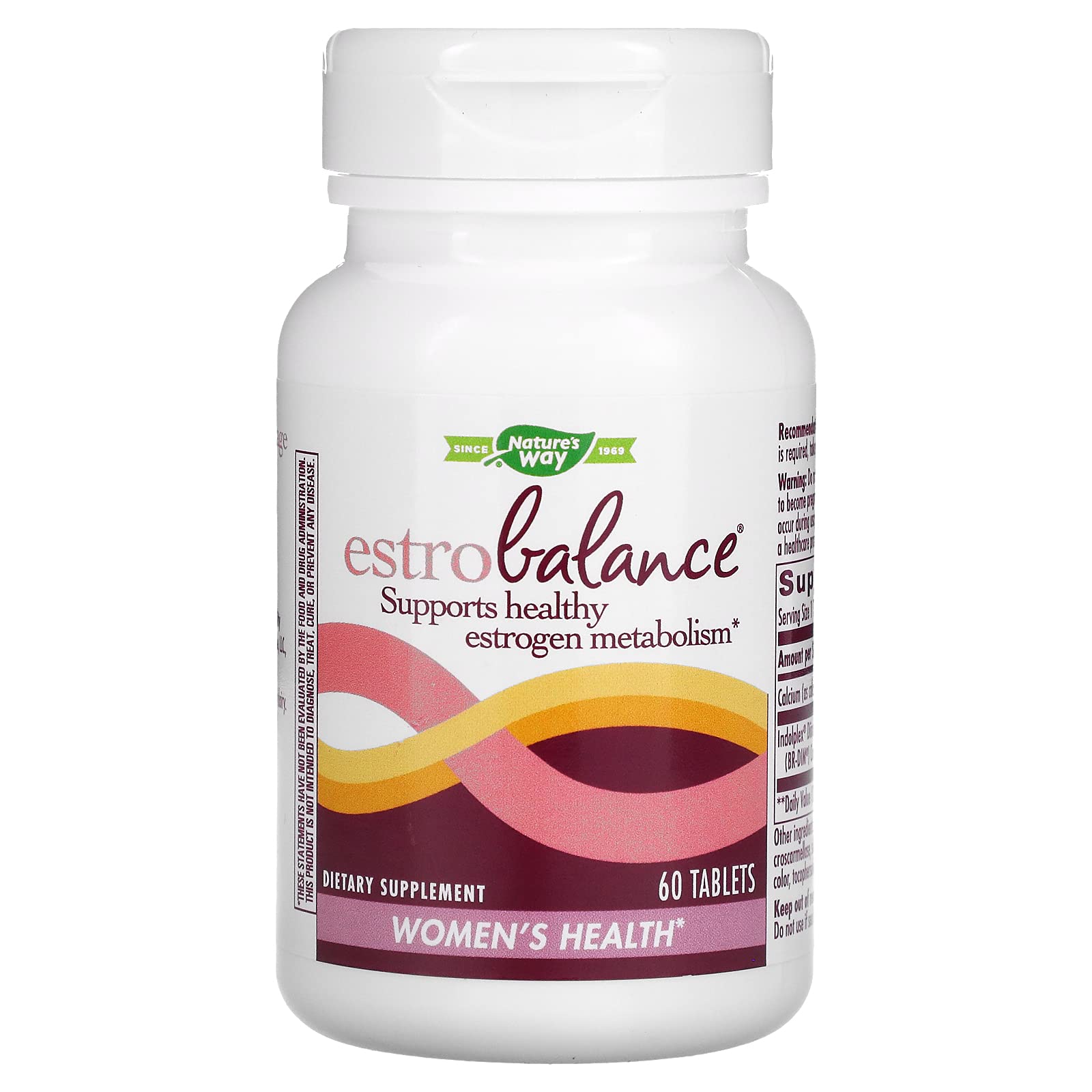 Nature's Way Estrobalance with Absorbable Br-dim, Supports Healthy Estrogen Metabolism, 60 Count Nature's Way
