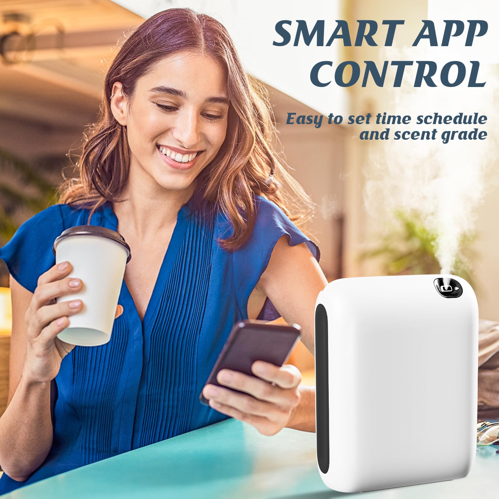 Barthelemy Scent Air Machine for Home, 1500 Sq. Ft Coverage Waterless Essential Oil Diffuser Barthelemy