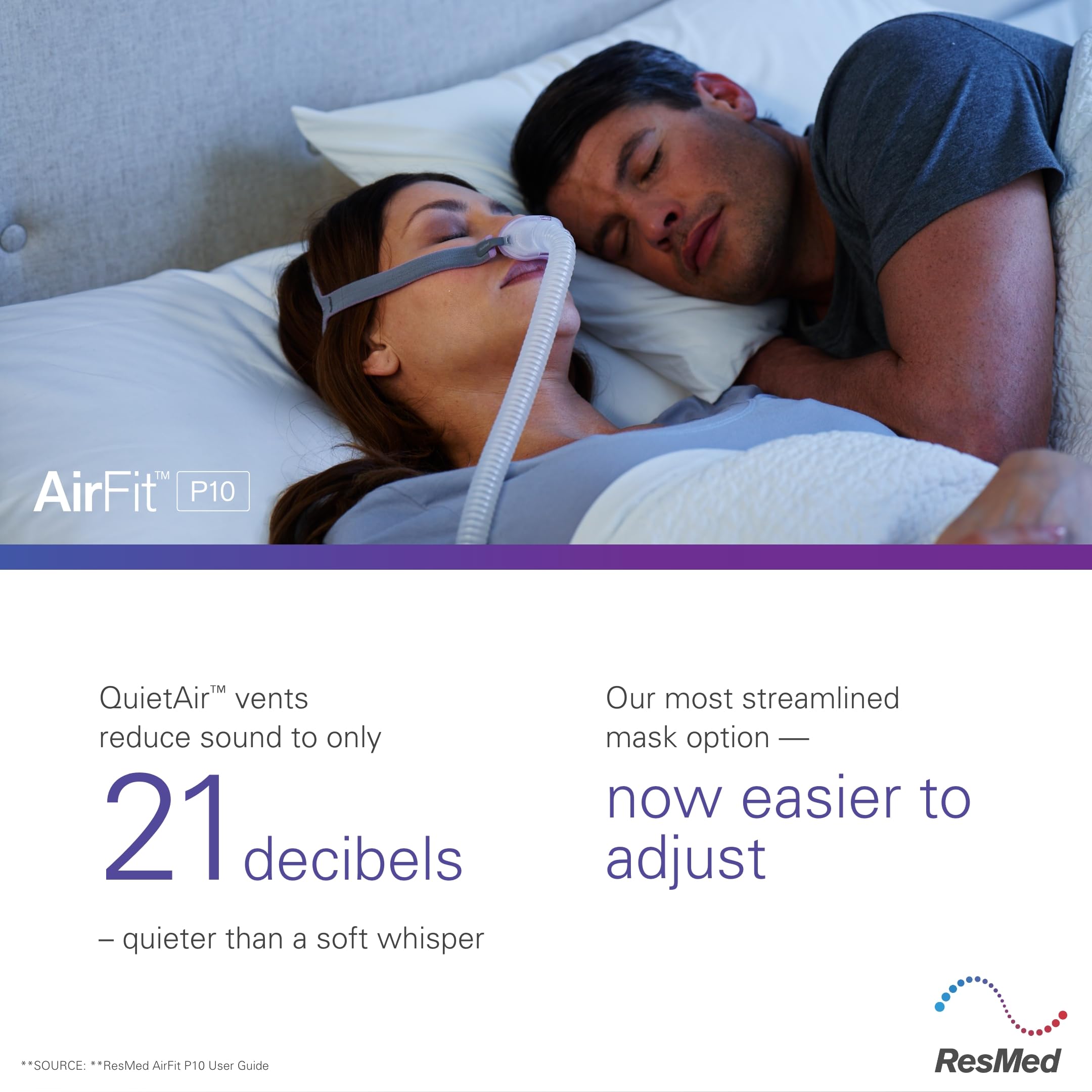 ResMed AirFit P10 Nasal Pillow Replacement Cushion - Medium ResMed