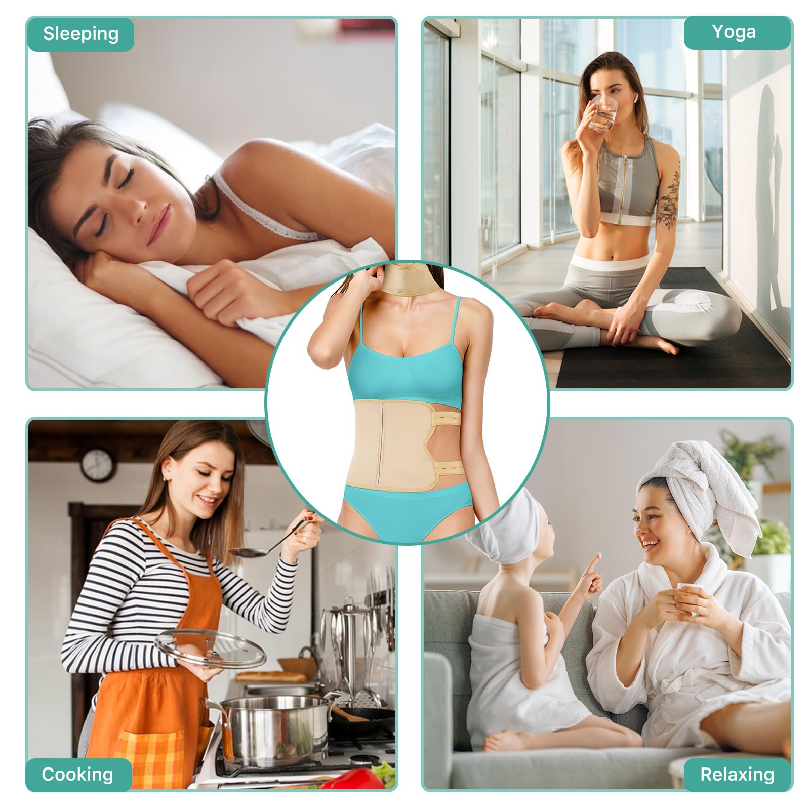 Jamaican Black Castor Oil (2.02 fl oz) with Reusable Castor Oil Pack Wrap, Adjustable Castor Uqrjyfiy