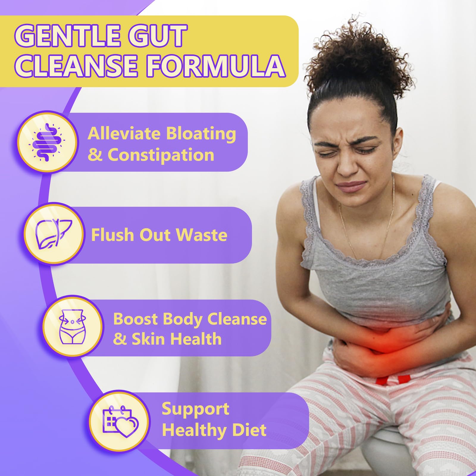 Probiotics for Women & Men Digestive Health，120 Billion CFUs, Prebiotics and Probiotics DRFOSTER