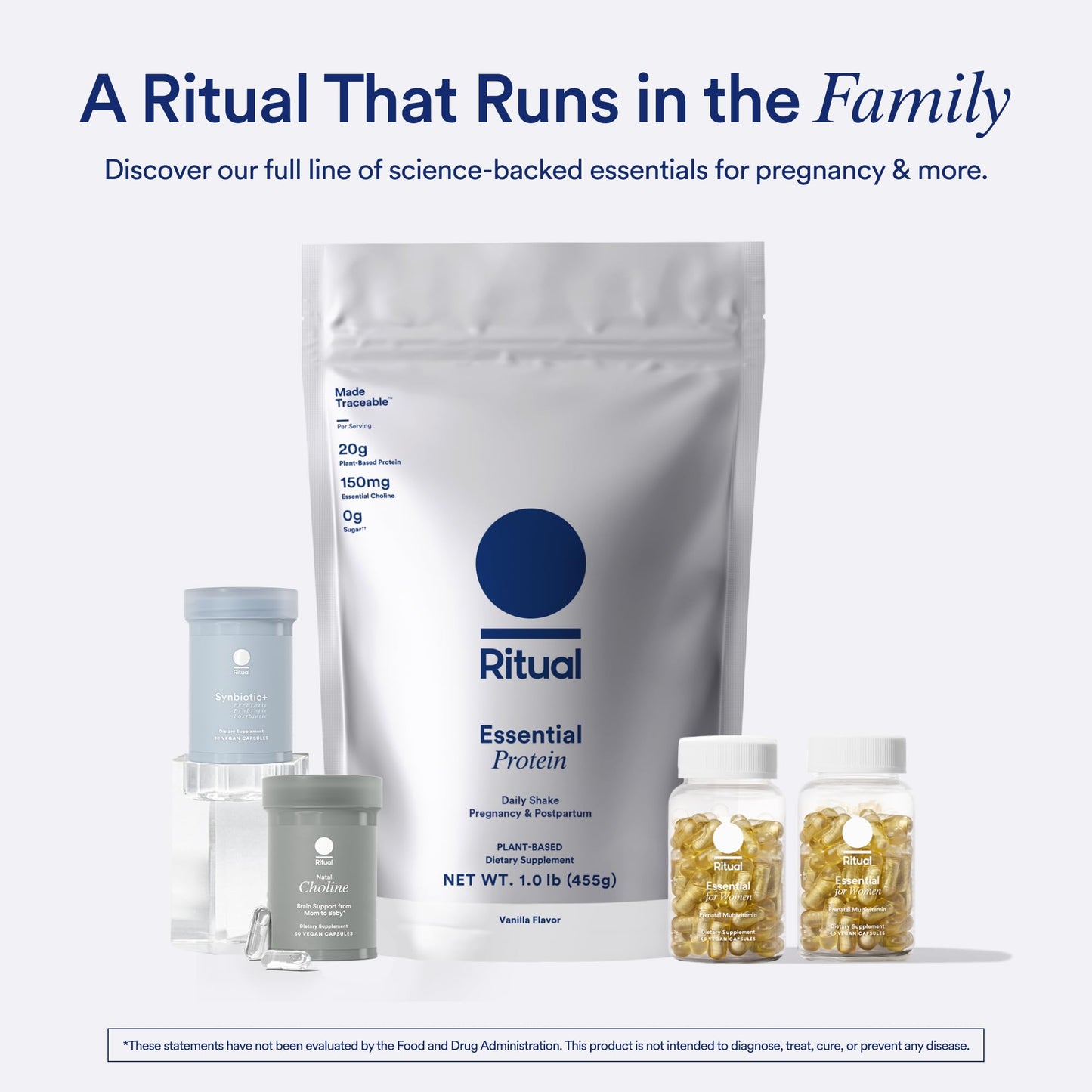 Ritual Postnatal Multivitamin and Gut Duo Supplements with Postnatal Vitamins and Synbiotic+
