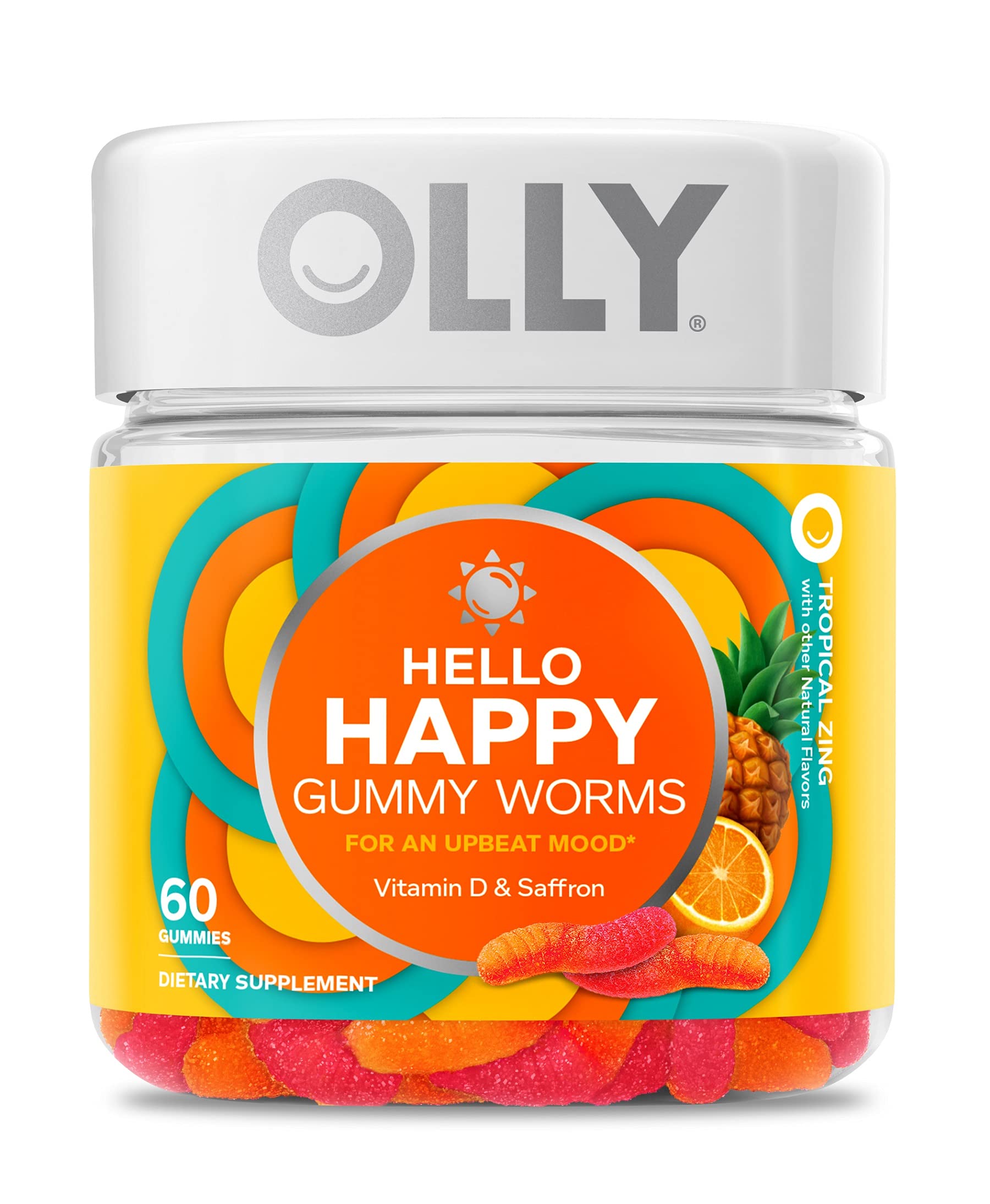 OLLY Fiber Gummy Rings, 5g Prebiotic Fiber, FOS (Fructo-oligosaccharides), Digestive OLLY