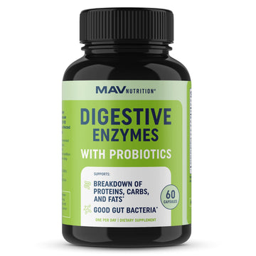 Digestive Enzymes with Probiotics for Bloating Relief & Digestive Health MAV NUTRITION