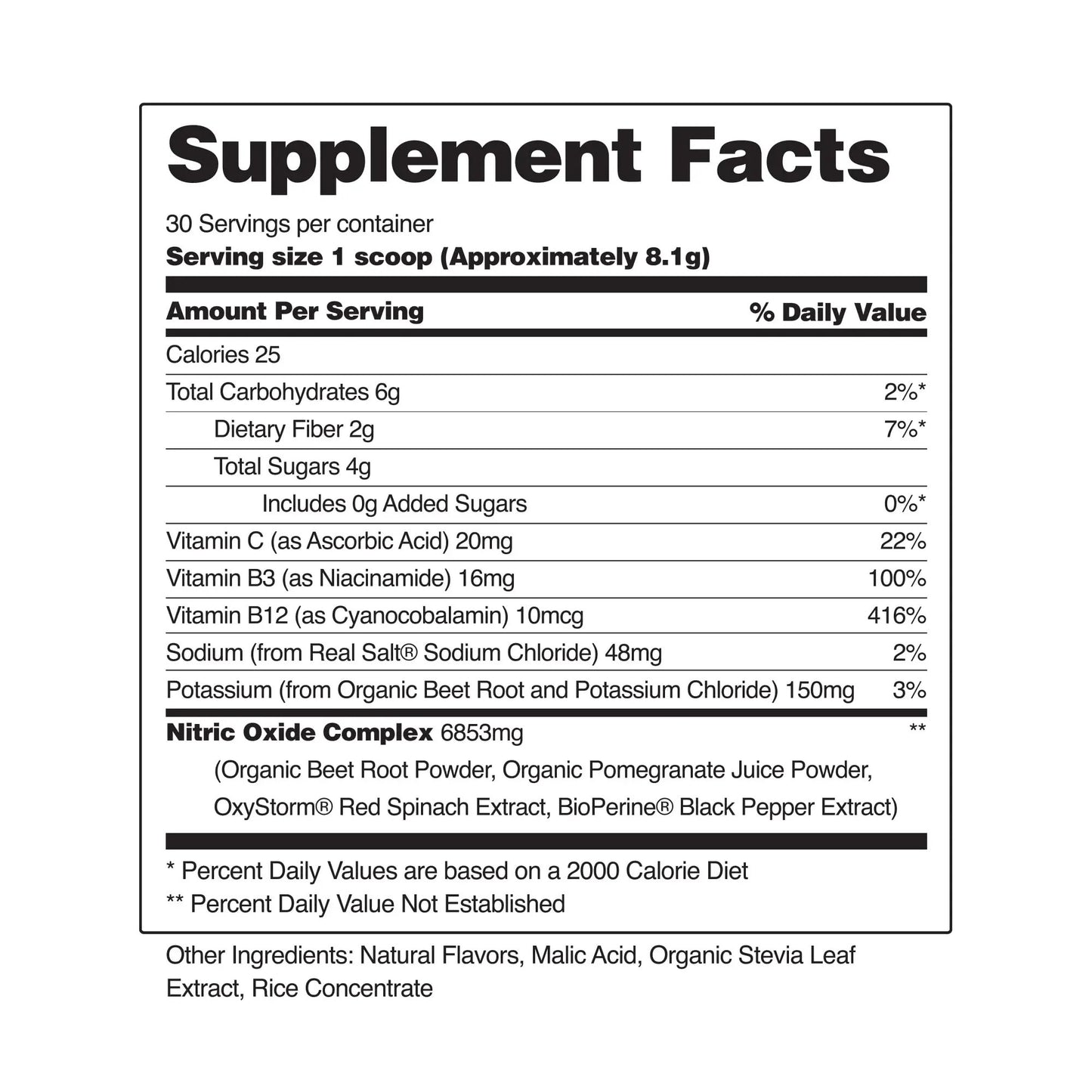 Snap Supplements USDA Organic Beet Root Powder, 3-in-1 Nitric Oxide Supplement, Support Healthy Blood Circulation, 250g (30 Servings, Apple)