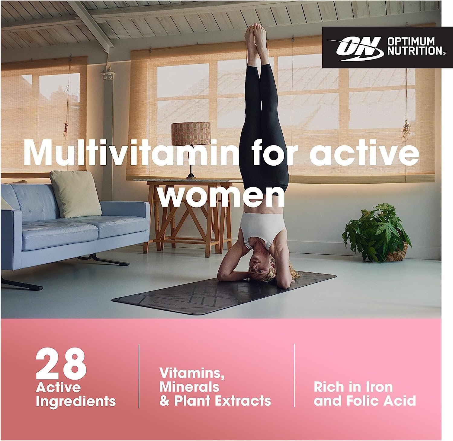 Optimum Nutrition Opti-Women, Vitamin C, Zinc and Vitamin D for Immune Support Optimum Nutrition
