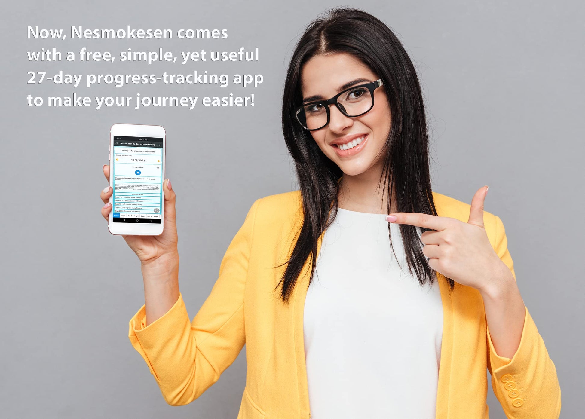 Nesmokesen - Quit Smoking Stay Relaxed, (100 Capsules / 27 Days Supply) Nature's Engineering