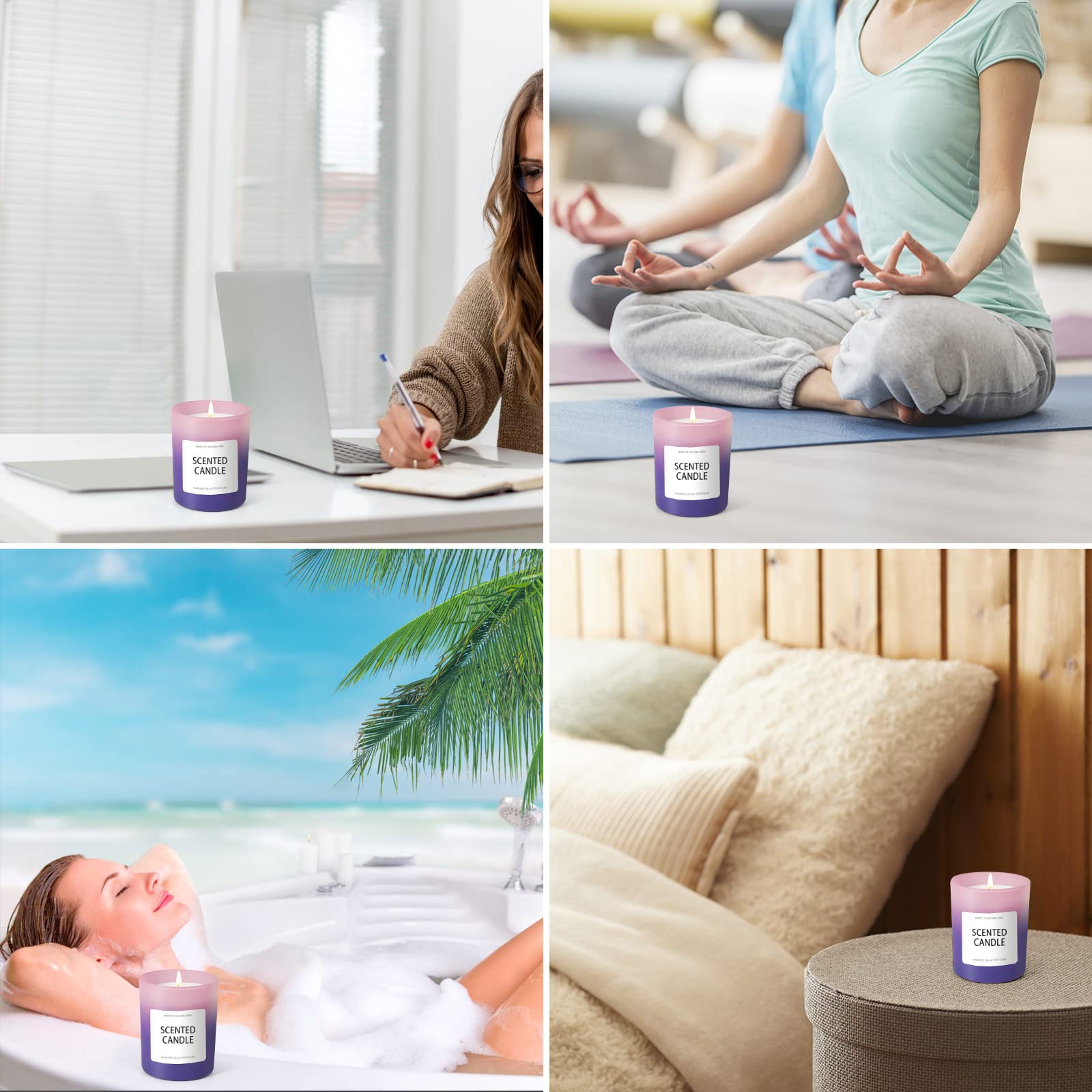 Candles, Scented Candles, Candles for Home Scented, Scented Candle Gift Set for Women STRN