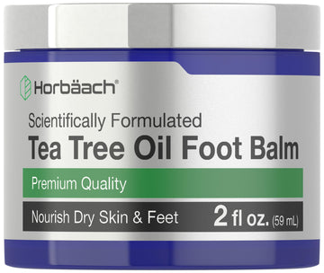 Tea Tree Oil Foot Balm | 2 oz | Moisturizes and Nourishes Dry Skin & Feet | Scientifically 