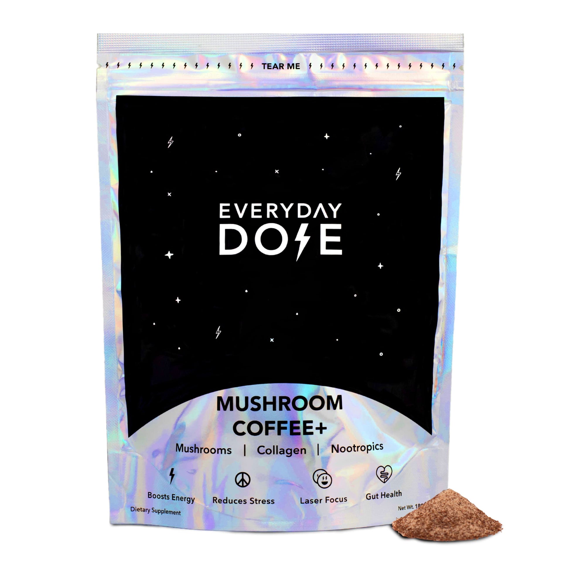 The Mushroom Latte by Everyday Dose | Premium Coffee Extract with Grass-Fed Collagen