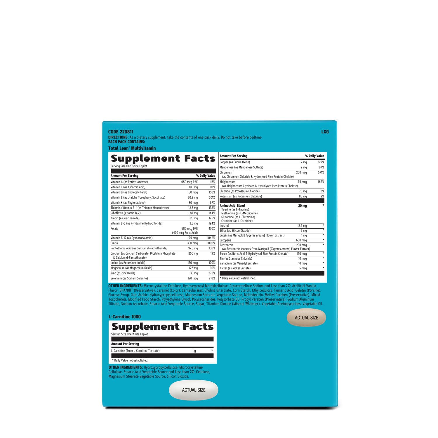 GNC Total Lean Total Lean Burn & Define VitaPak - 30 Vitapaks GNC