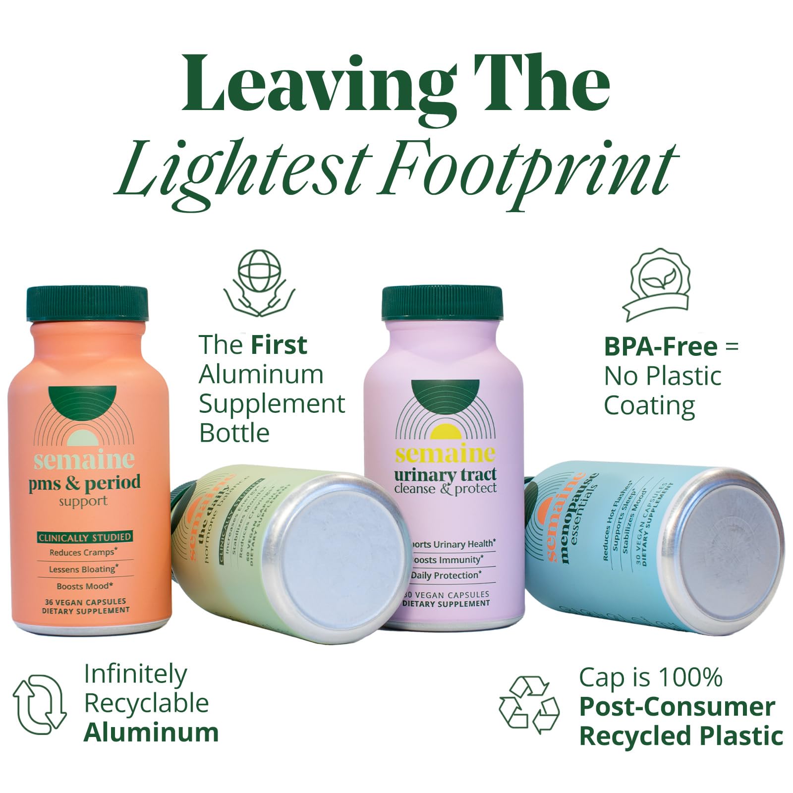 PMS & Period Relief - Menstrual Cramp Relief: No More Period Cramps, Mood Swings, or Bloating Semaine