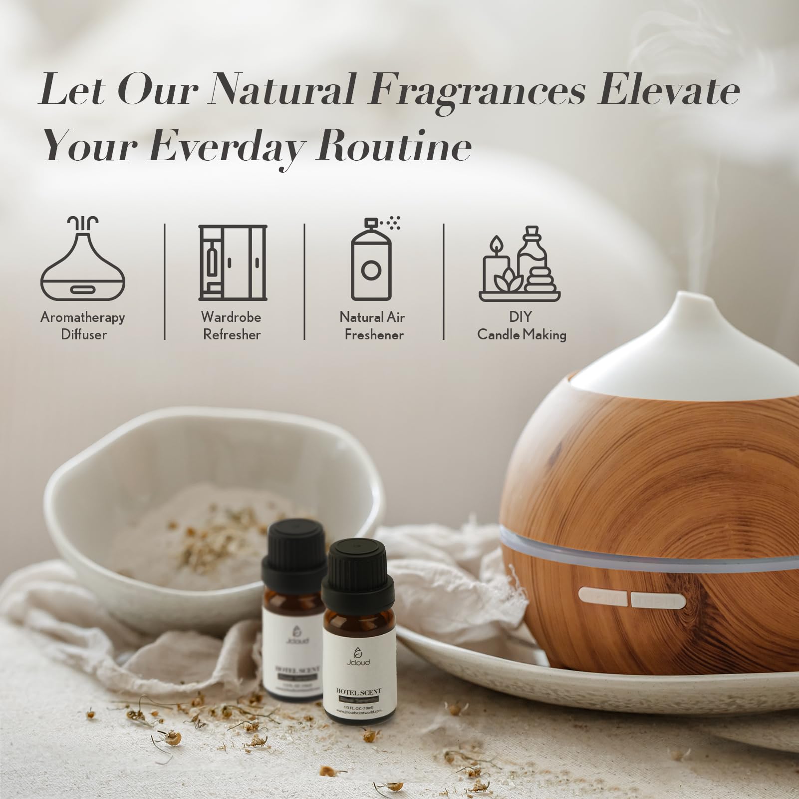 JCLOUD Royal Serenity Essential Oil Inspired by Ritz-Carlton Hotel | Hotel Collection - Pure Aromatherapy JCLOUD