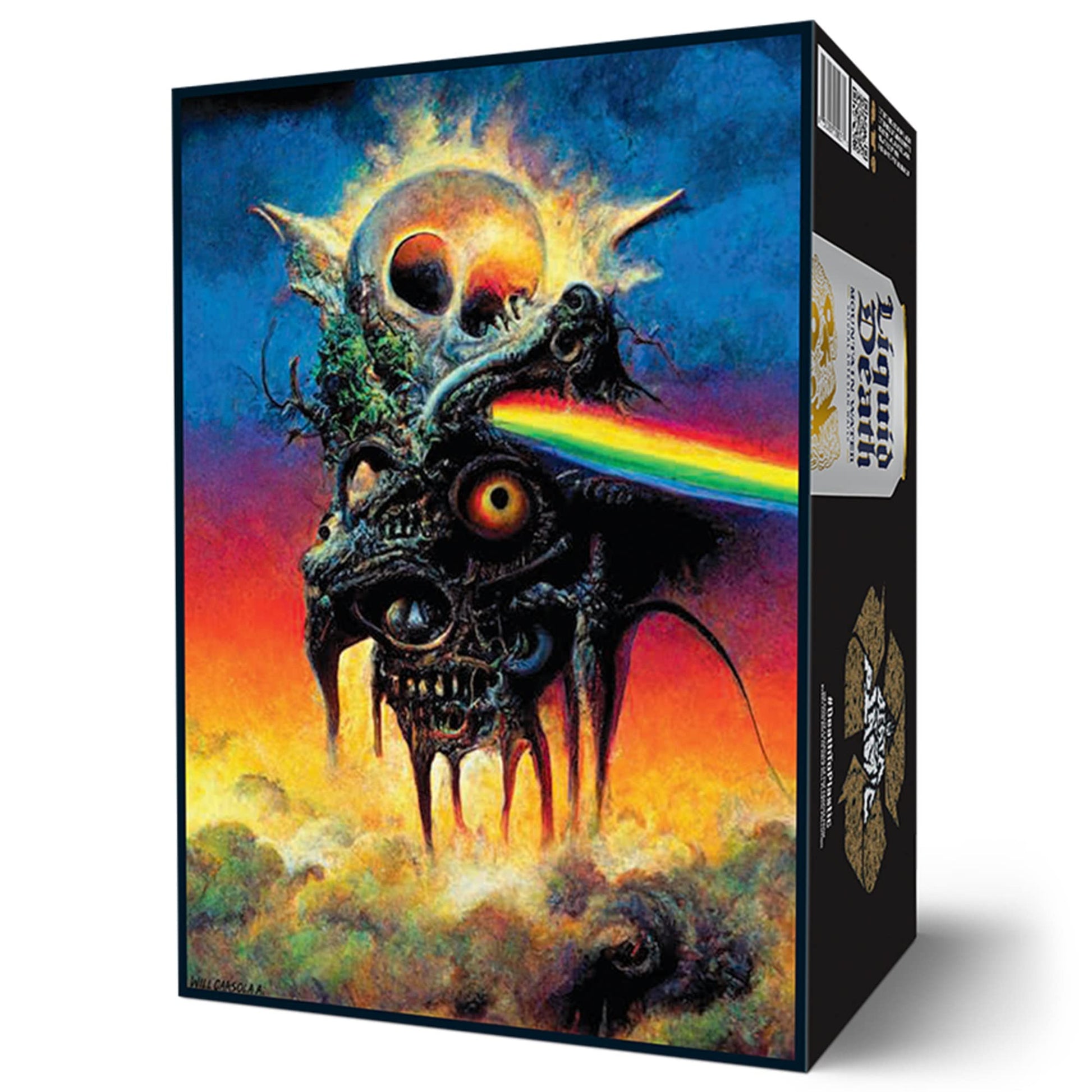 Liquid Death Still Mountain Water, 19.2 oz King Size Cans (8-Pack) Liquid Death