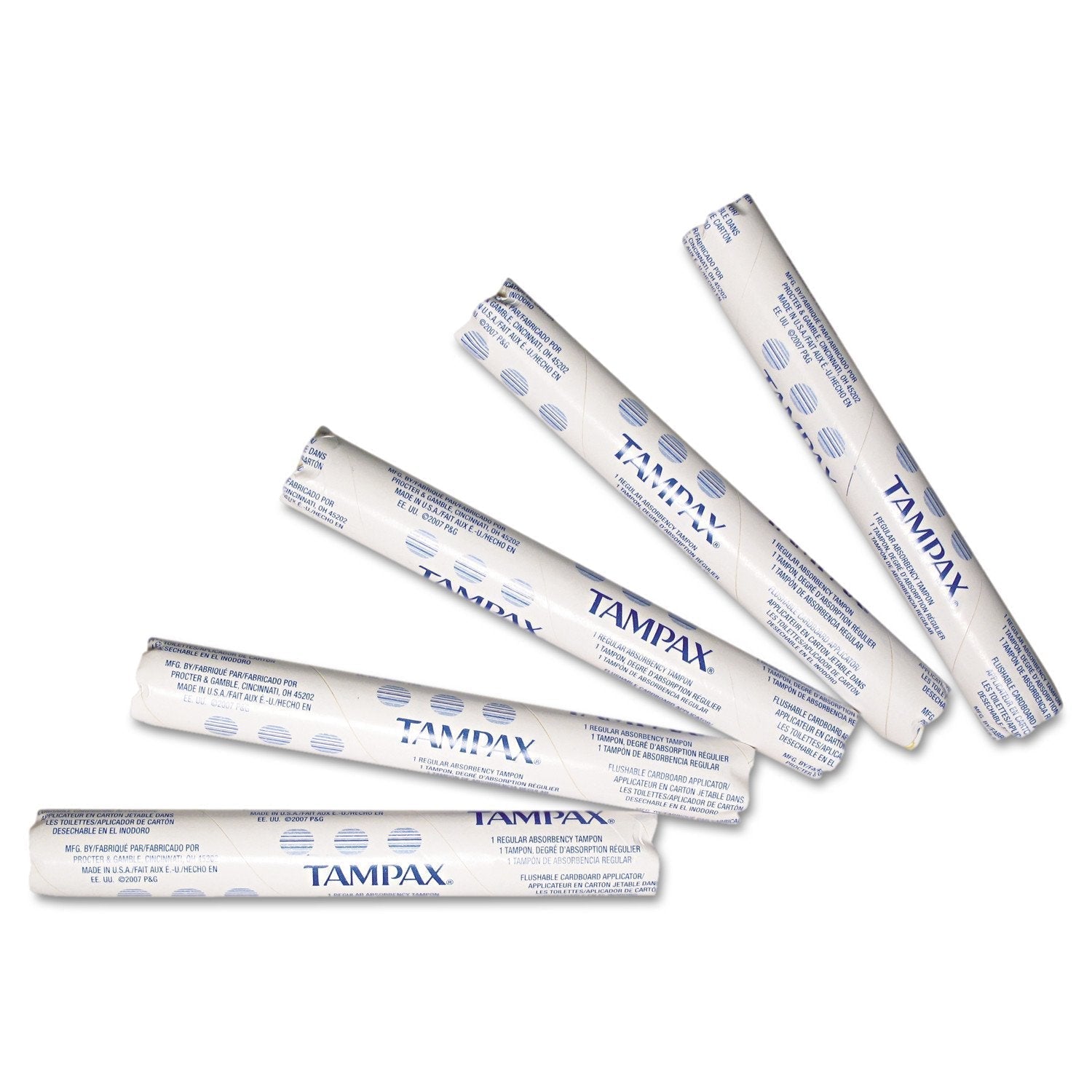 Hospeco Tampax Tampons for Vending Dispenser in Vending Tubes, Hospeco T500,(Case of 500) Hospeco