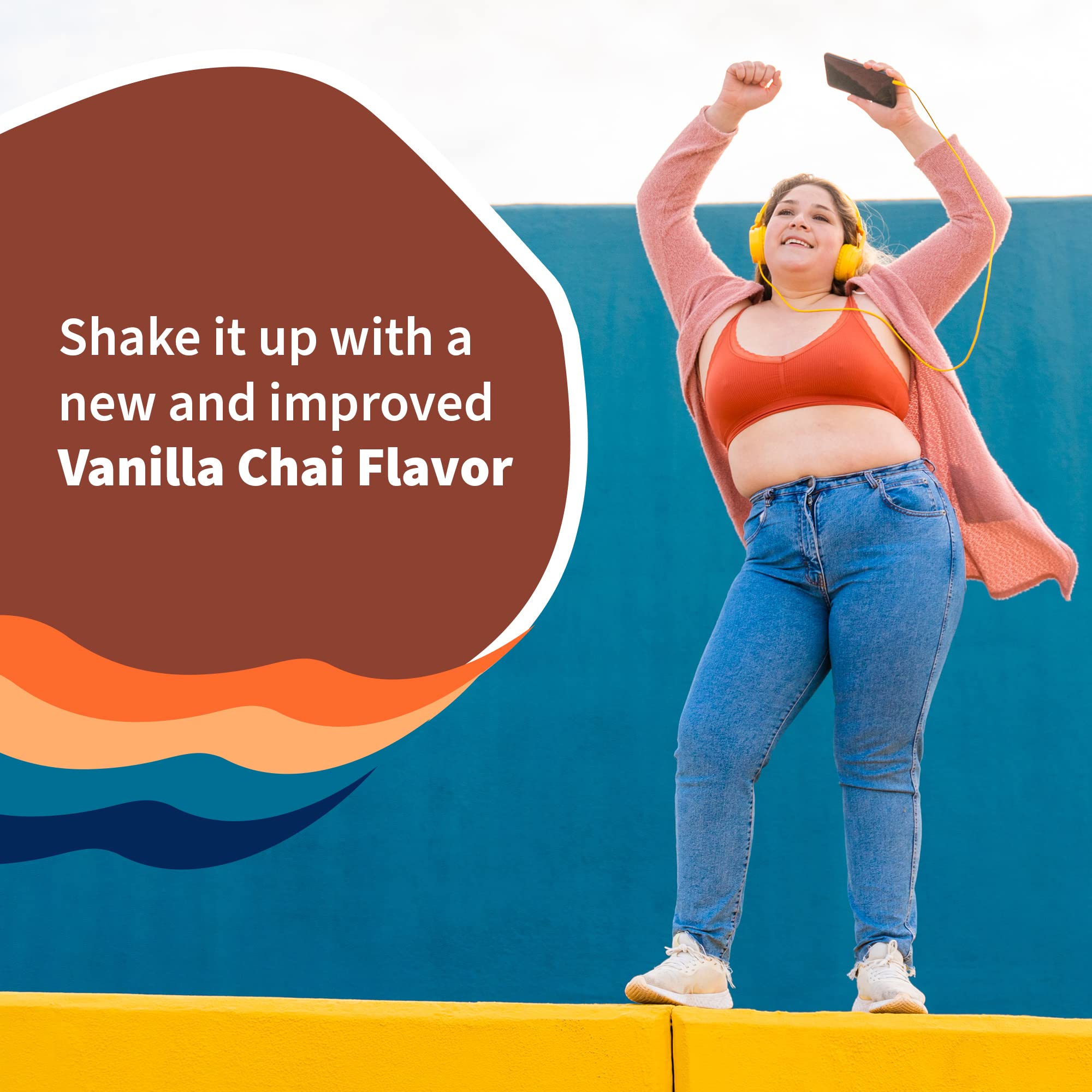 Garden of Life, Organic Vegan Vanilla Chai Protein Powder -22g Complete Plant Based Raw Garden of Life